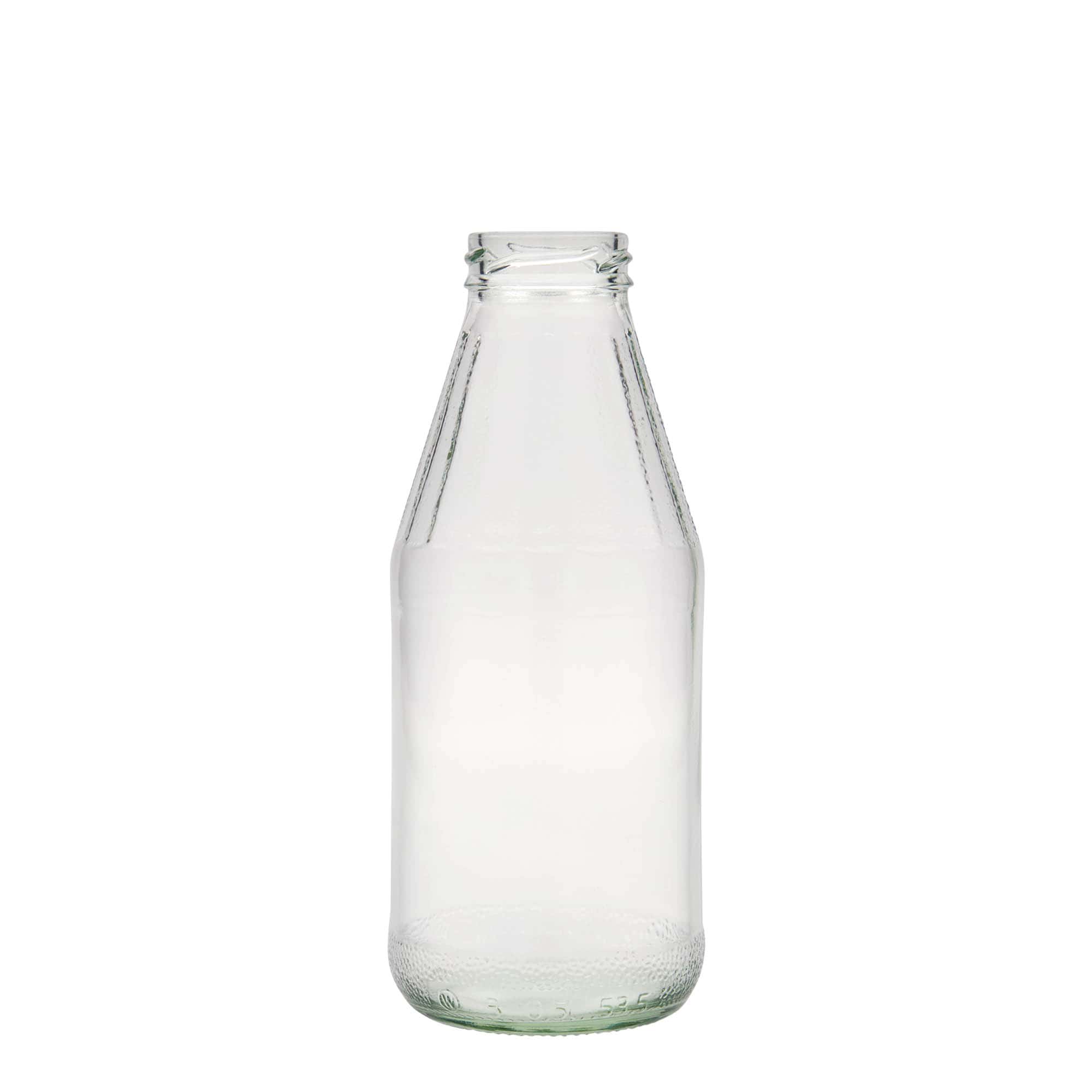 500 ml Garrafa universal de pescoço largo, vidro, boca: Twist-Off (TO 43)
