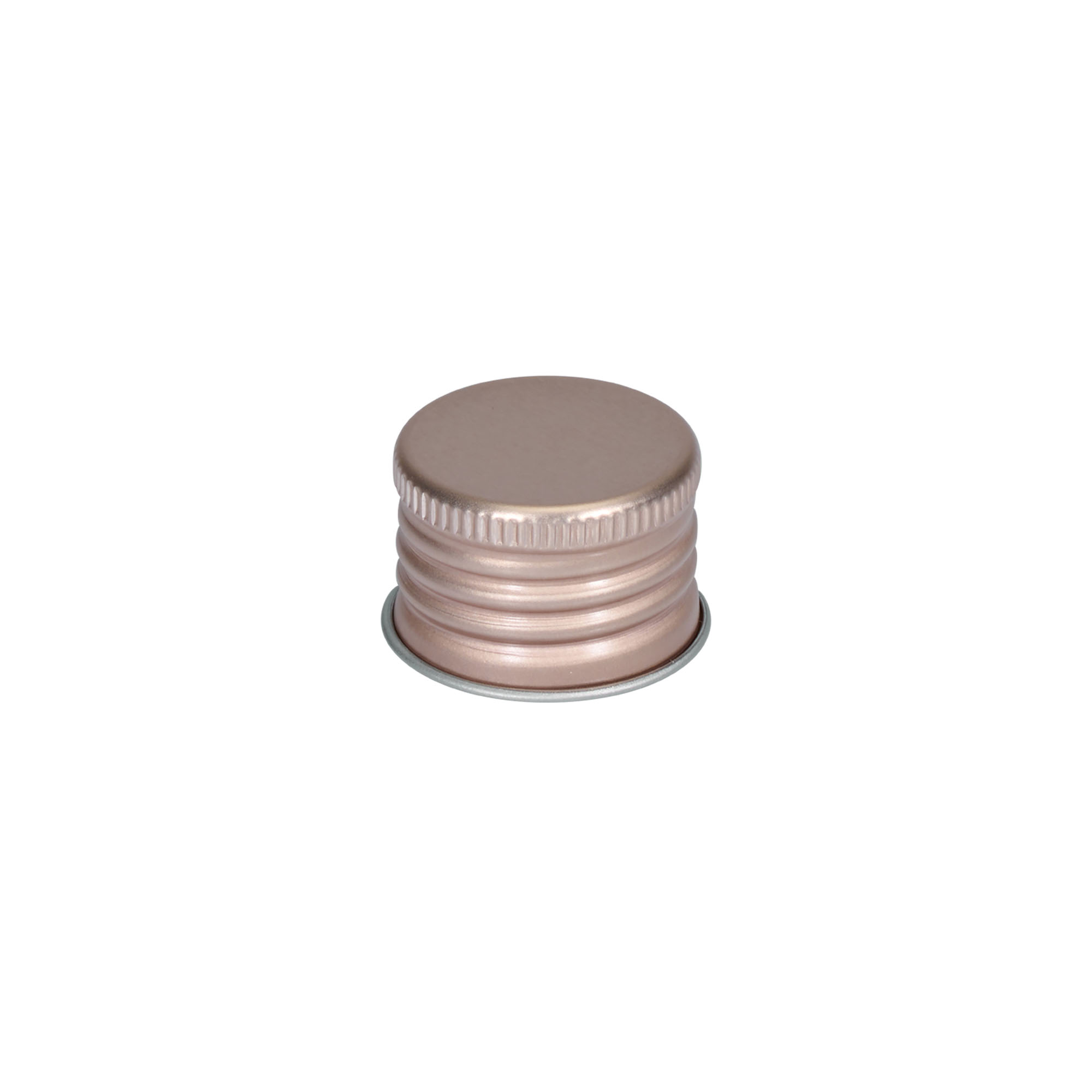 Tampa de rosca, metal, rosa, para bocal: 24/410