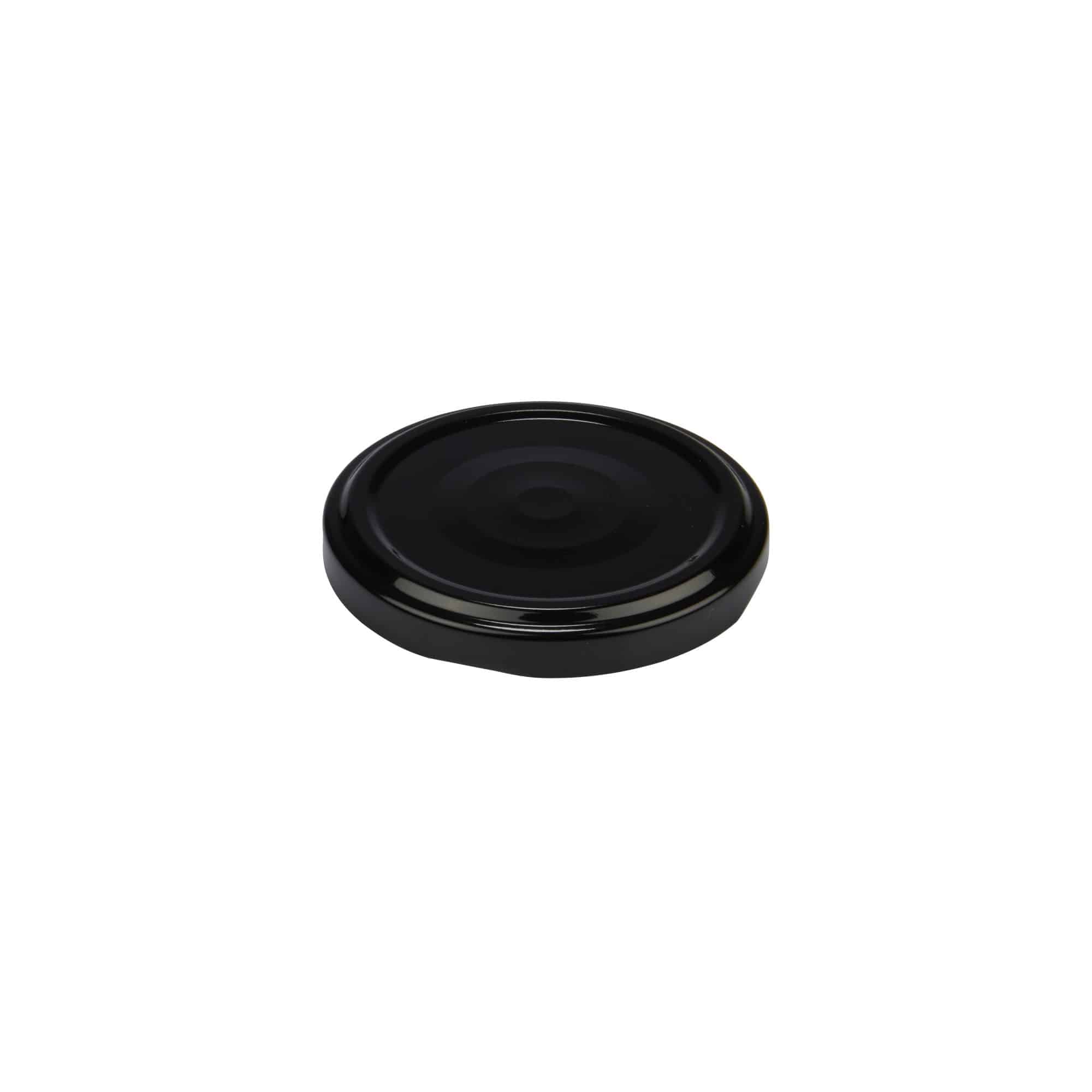 Tampa Twist-Off, folha de flandres, preto, para boca: TO 63