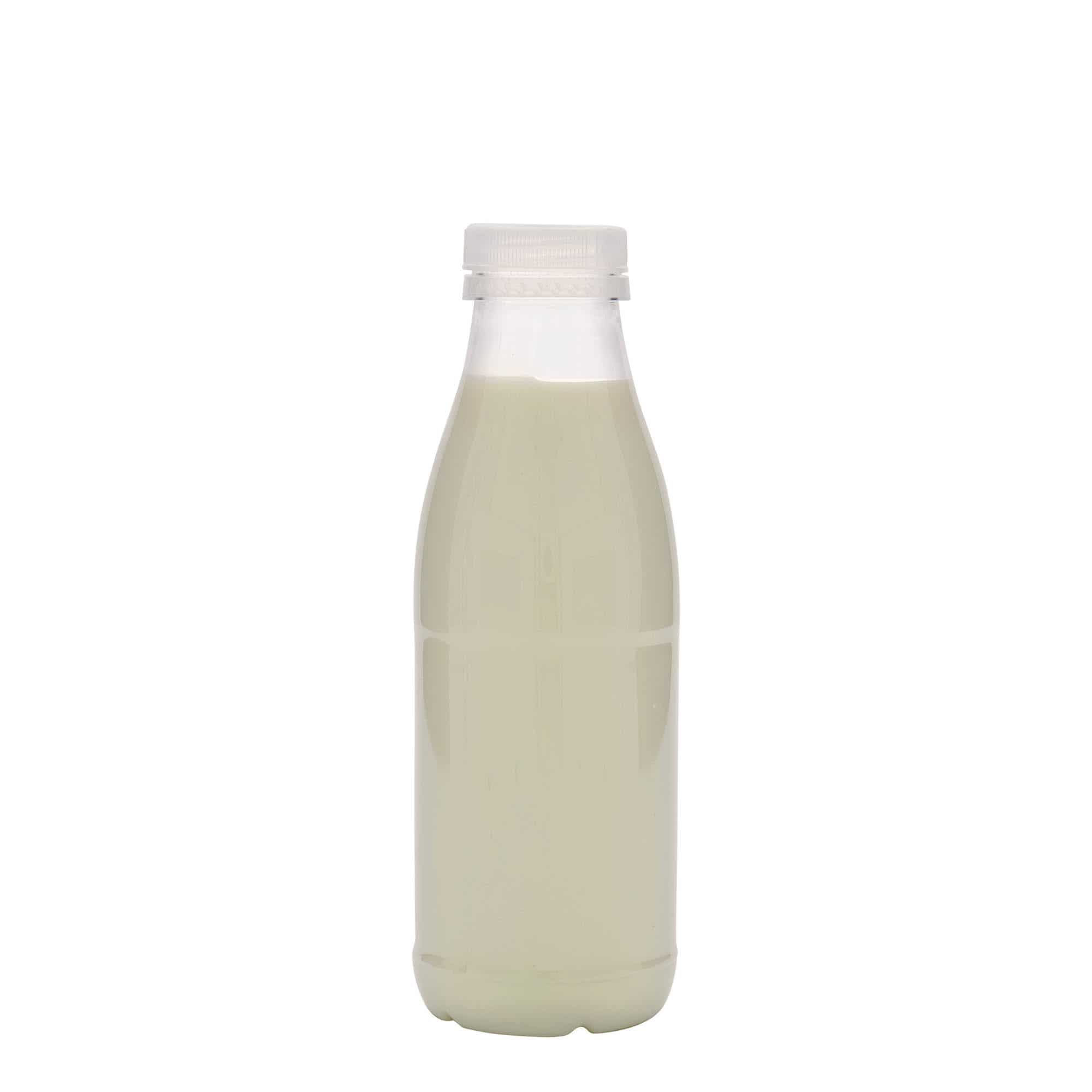 500 ml Garrafa PET 'Milk and Juice', plástico, boca: 38 mm