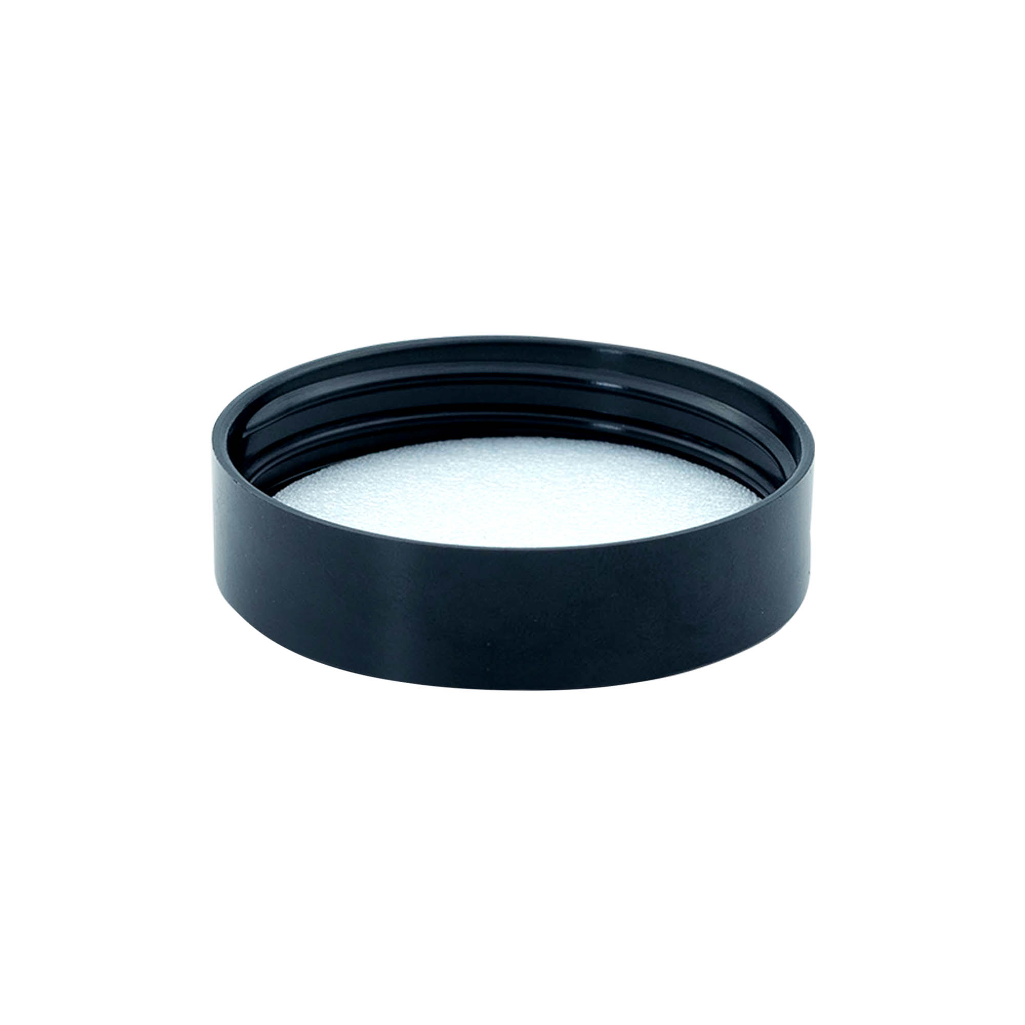 Tampa de rosca para 60 ml 'Brown Line', plástico HPM, preto