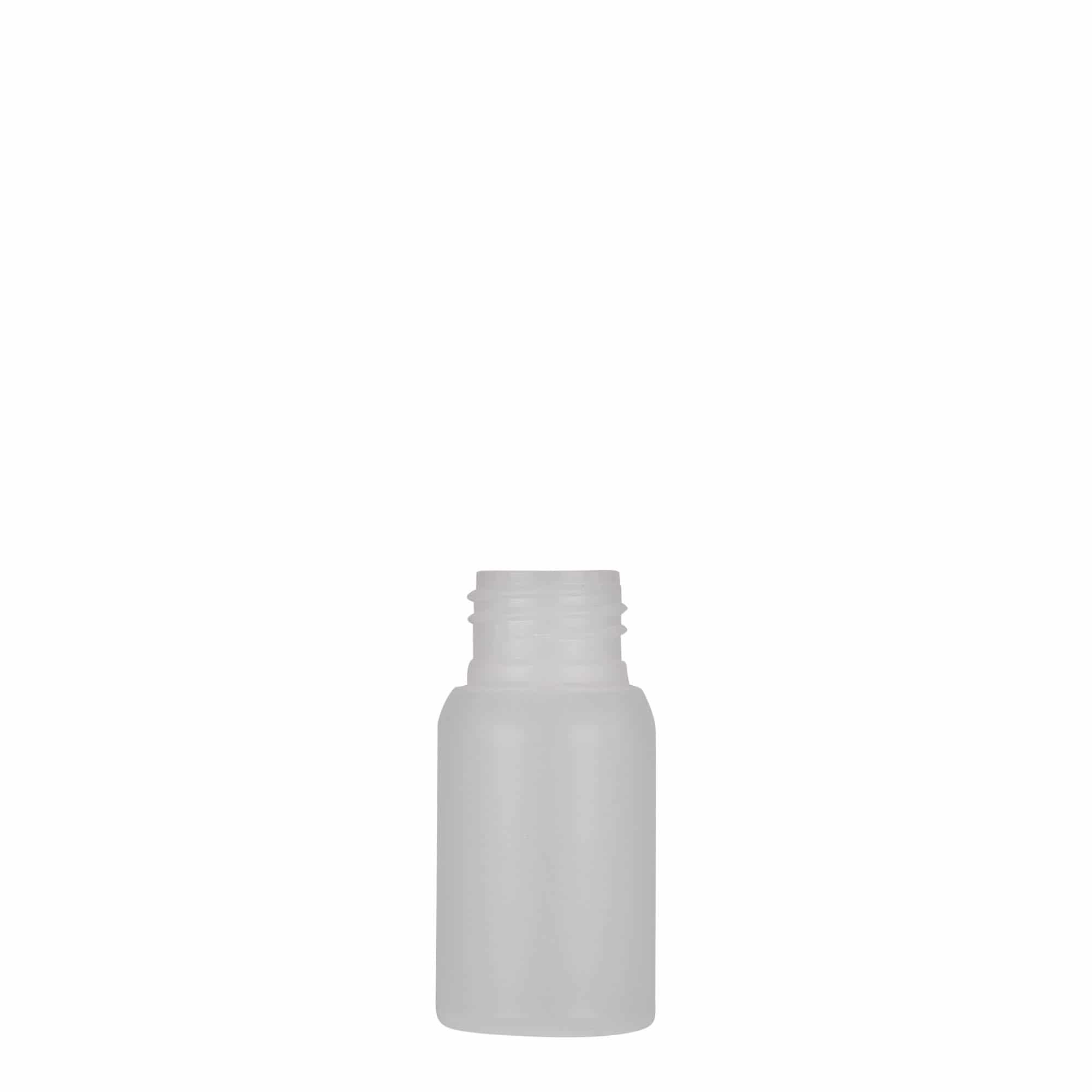 Frasco de plástico de 30 ml 'Tuffy', HDPE, natural, bocal: 24/410
