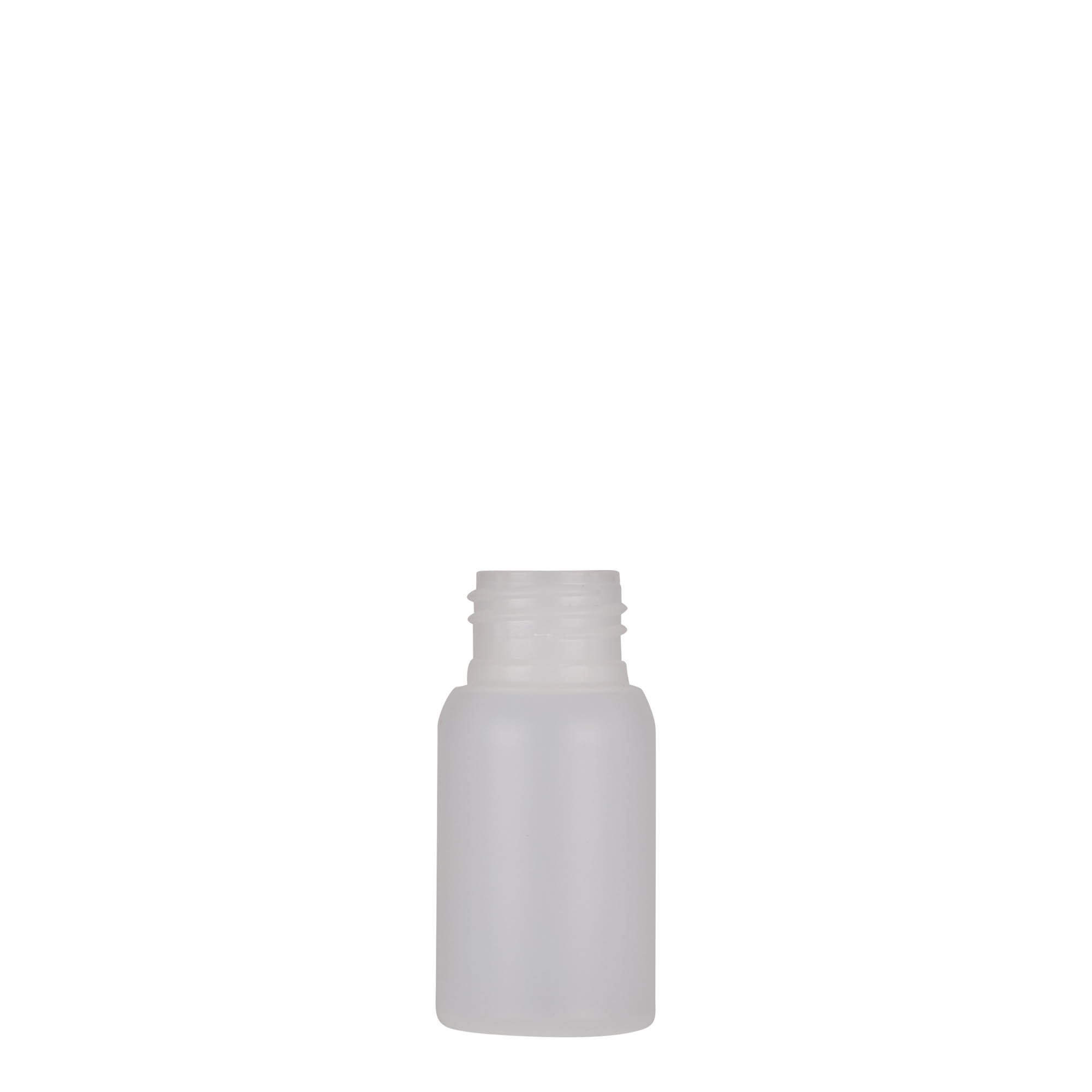 Frasco de plástico de 30 ml 'Tuffy', HDPE, natural, bocal: 24/410
