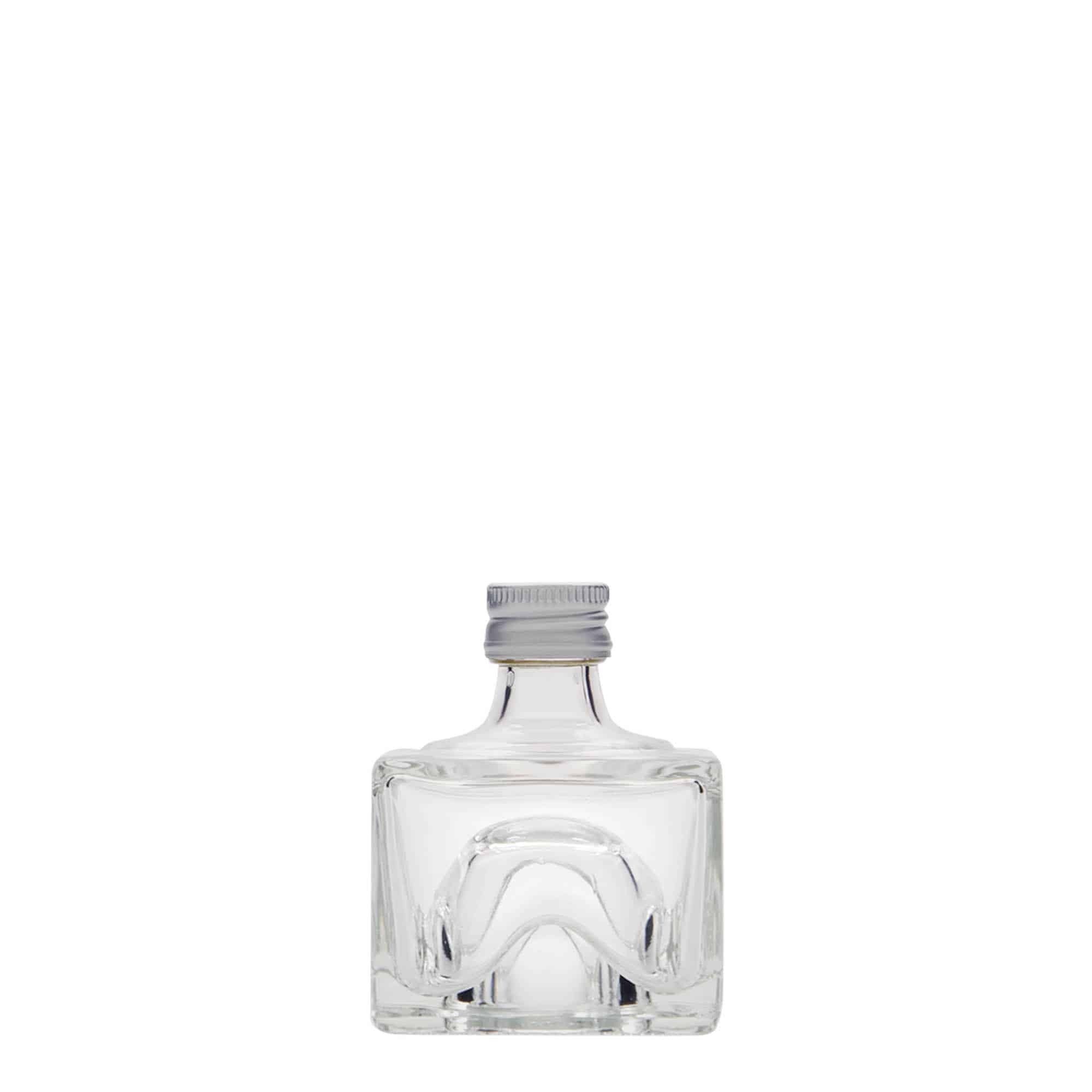 Frasco de vidro de 40 ml 'Cocolores', quadrado, bocal: PP 18