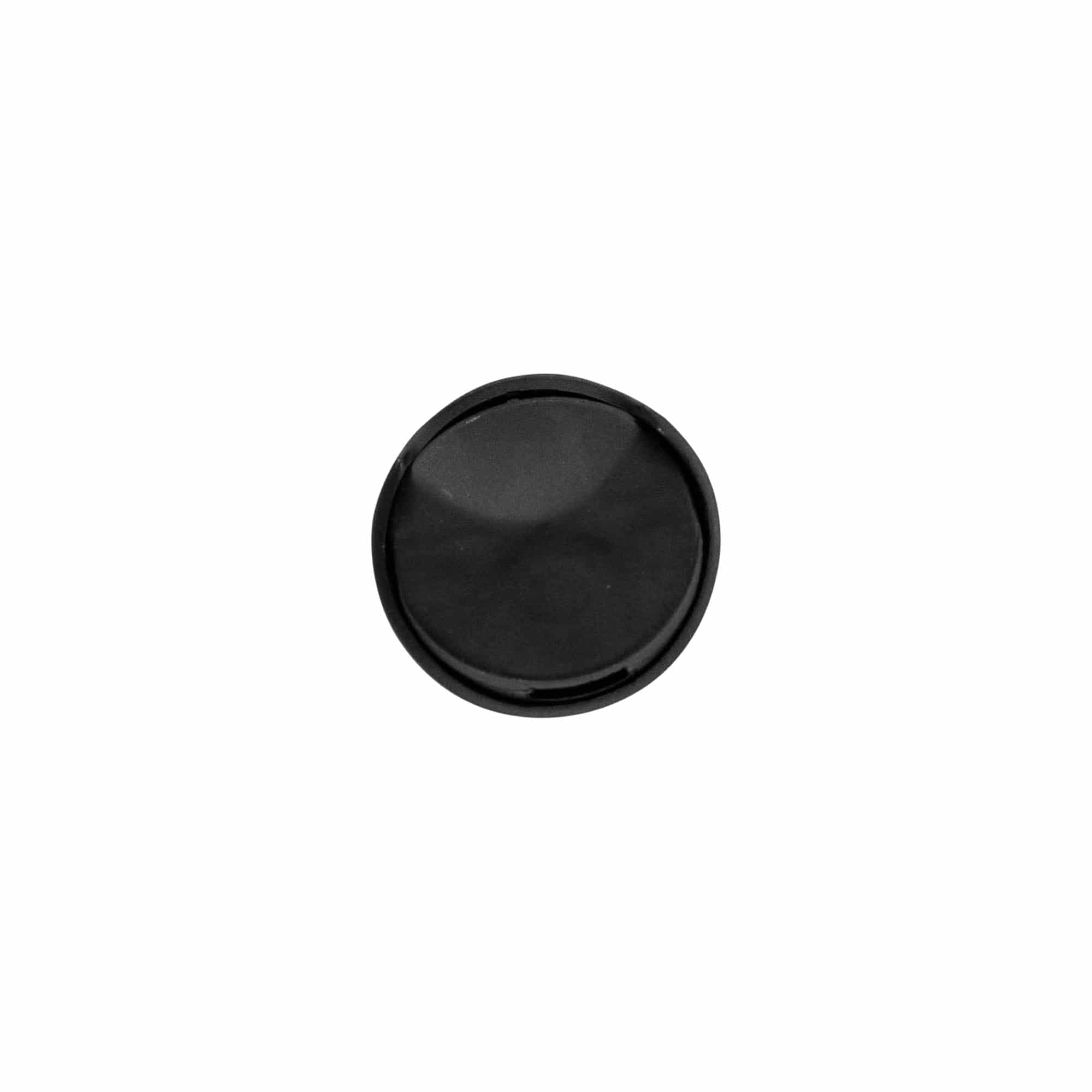 Tampa de rosca Disc Top, plástico PP, preta, para boca: 24/410