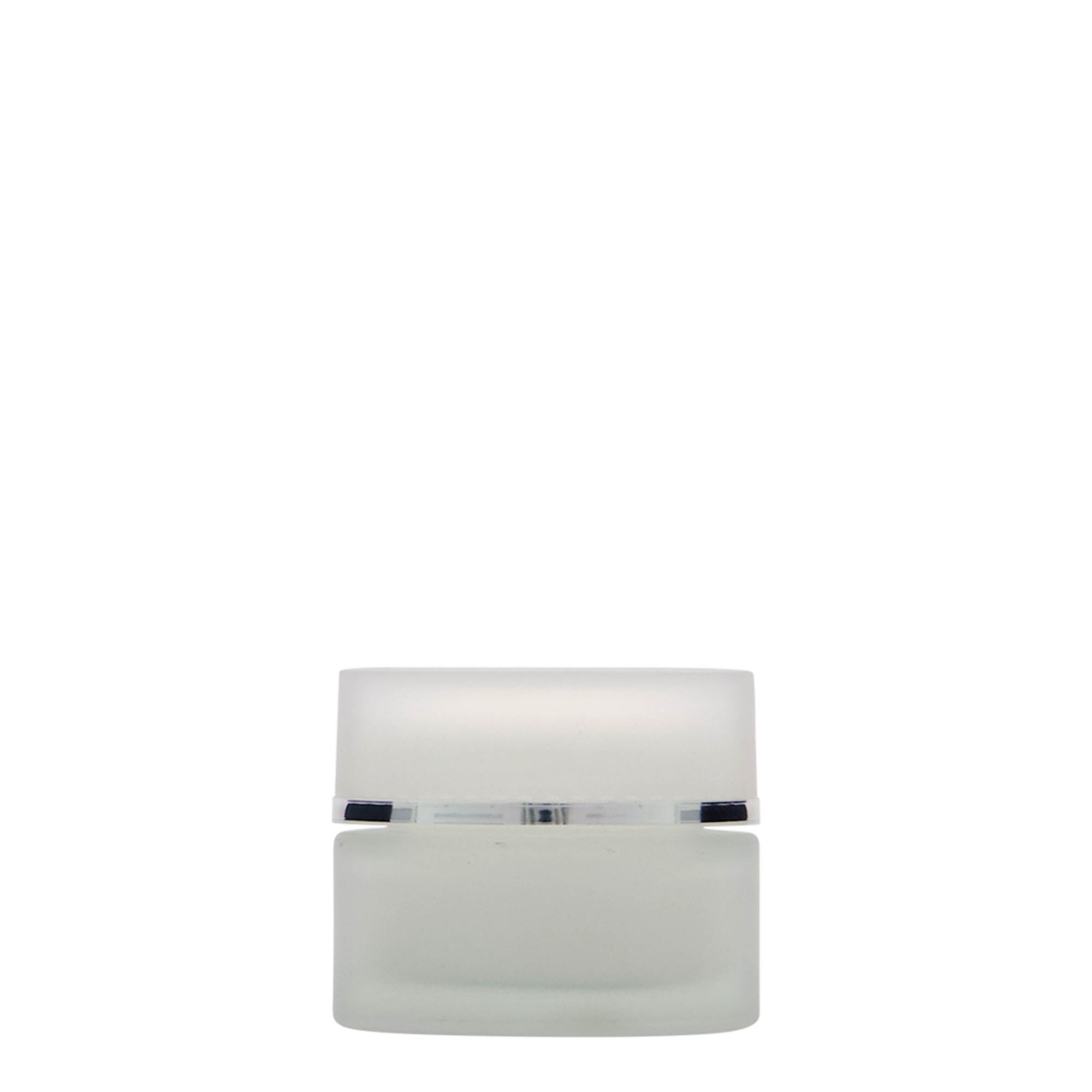 30 ml frasco 'Edição Platina', vidro, fosco, boca: tampa de rosca 30 ml frasco 'Edição Platina', vidro, fosco, boca: tampa de rosca
