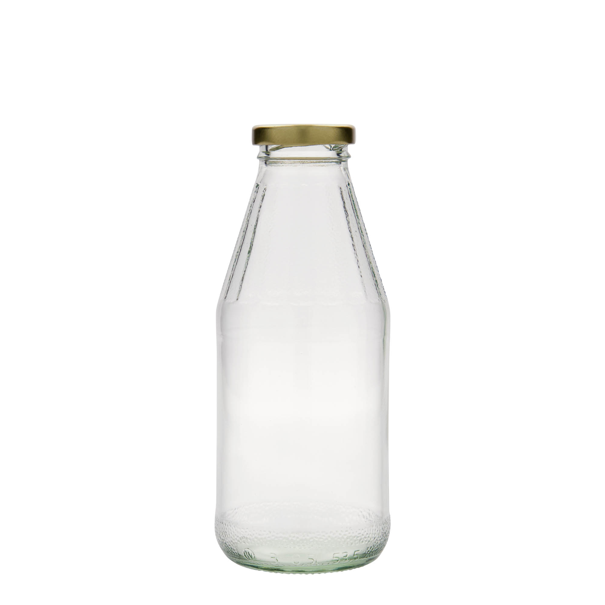 500 ml Garrafa universal de pescoço largo, vidro, boca: Twist-Off (TO 43) 500 ml Garrafa universal de pescoço largo, vidro, boca: Twist-Off (TO 43)