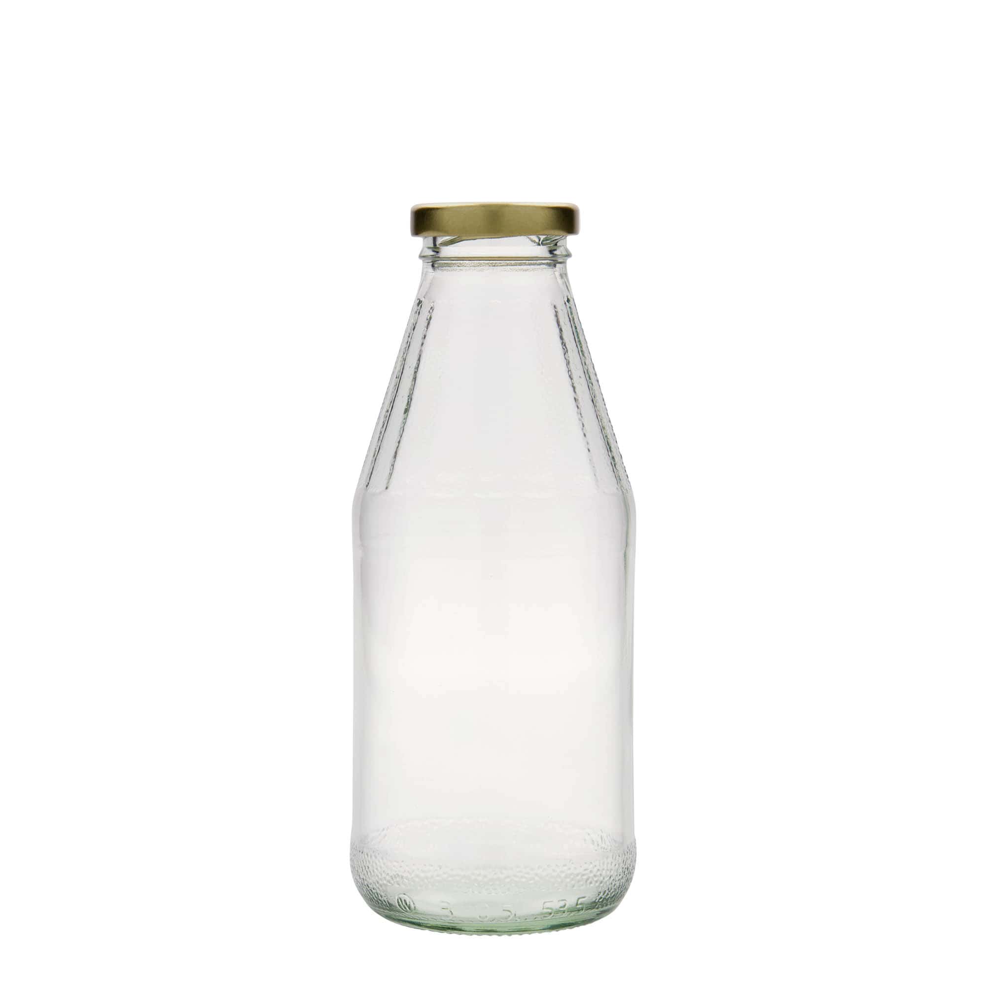 500 ml Garrafa universal de pescoço largo, vidro, boca: Twist-Off (TO 43)