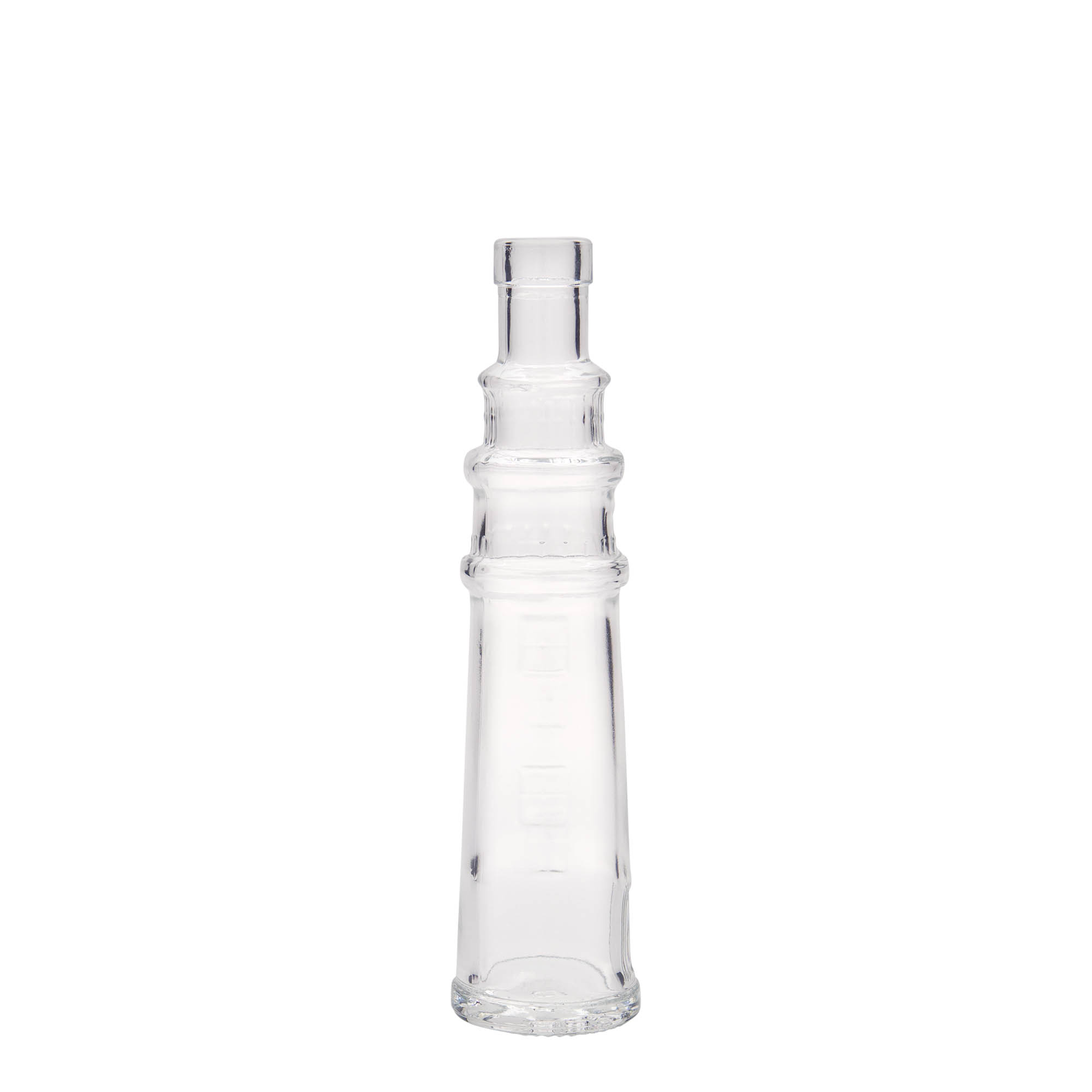 Frasco de vidro de 100 ml 'Leuchtturm', boca: cortiça Frasco de vidro de 100 ml 'Leuchtturm', boca: cortiça