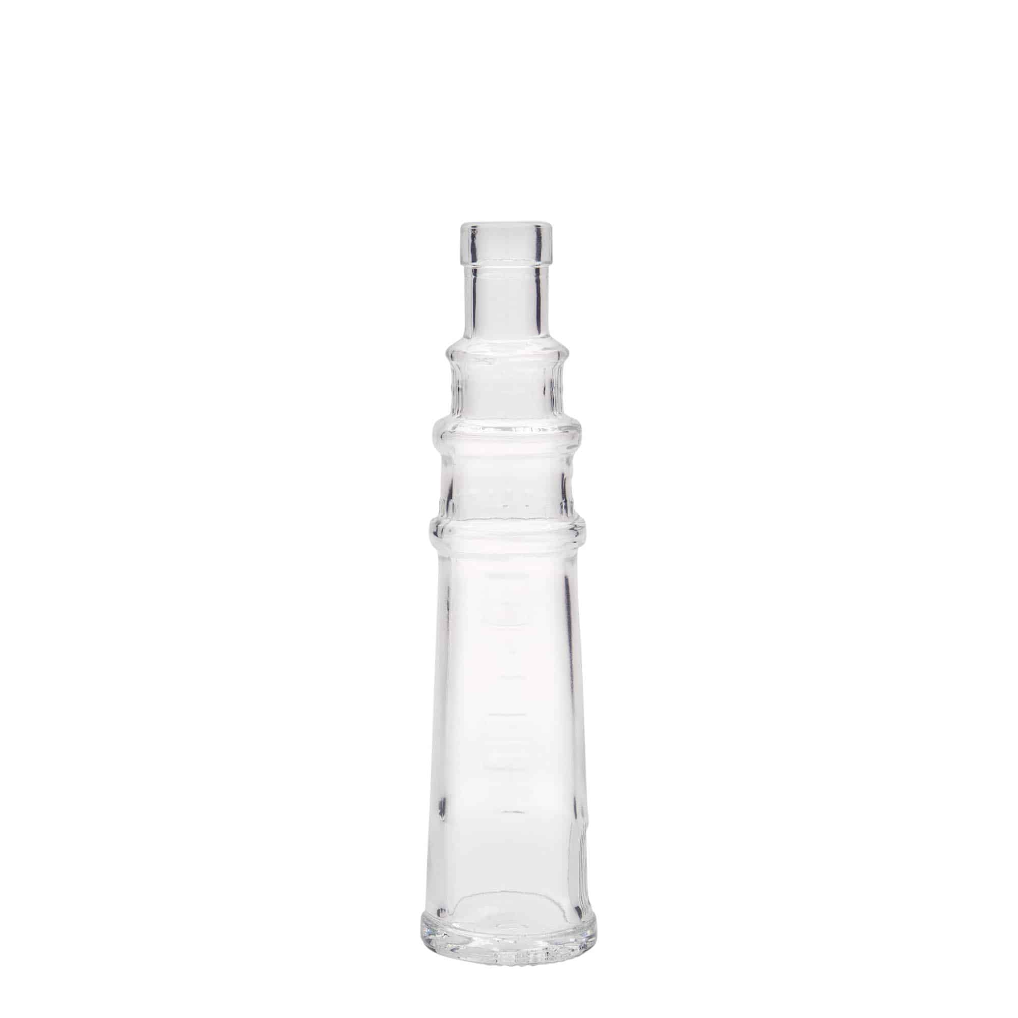 Frasco de vidro de 100 ml 'Leuchtturm', boca: cortiça