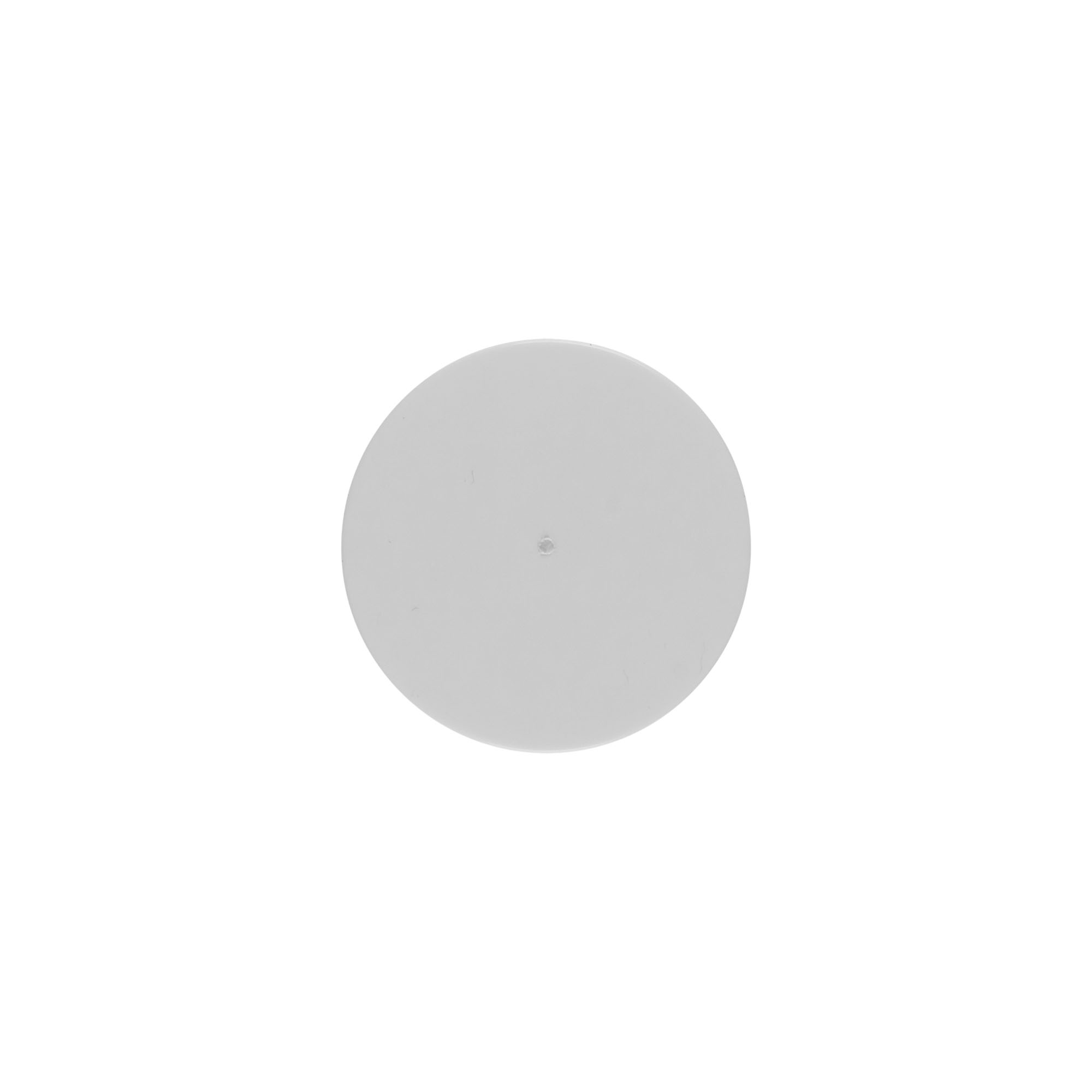 Disco de cobertura para 15 ml 'Bianca', plástico PP, branco