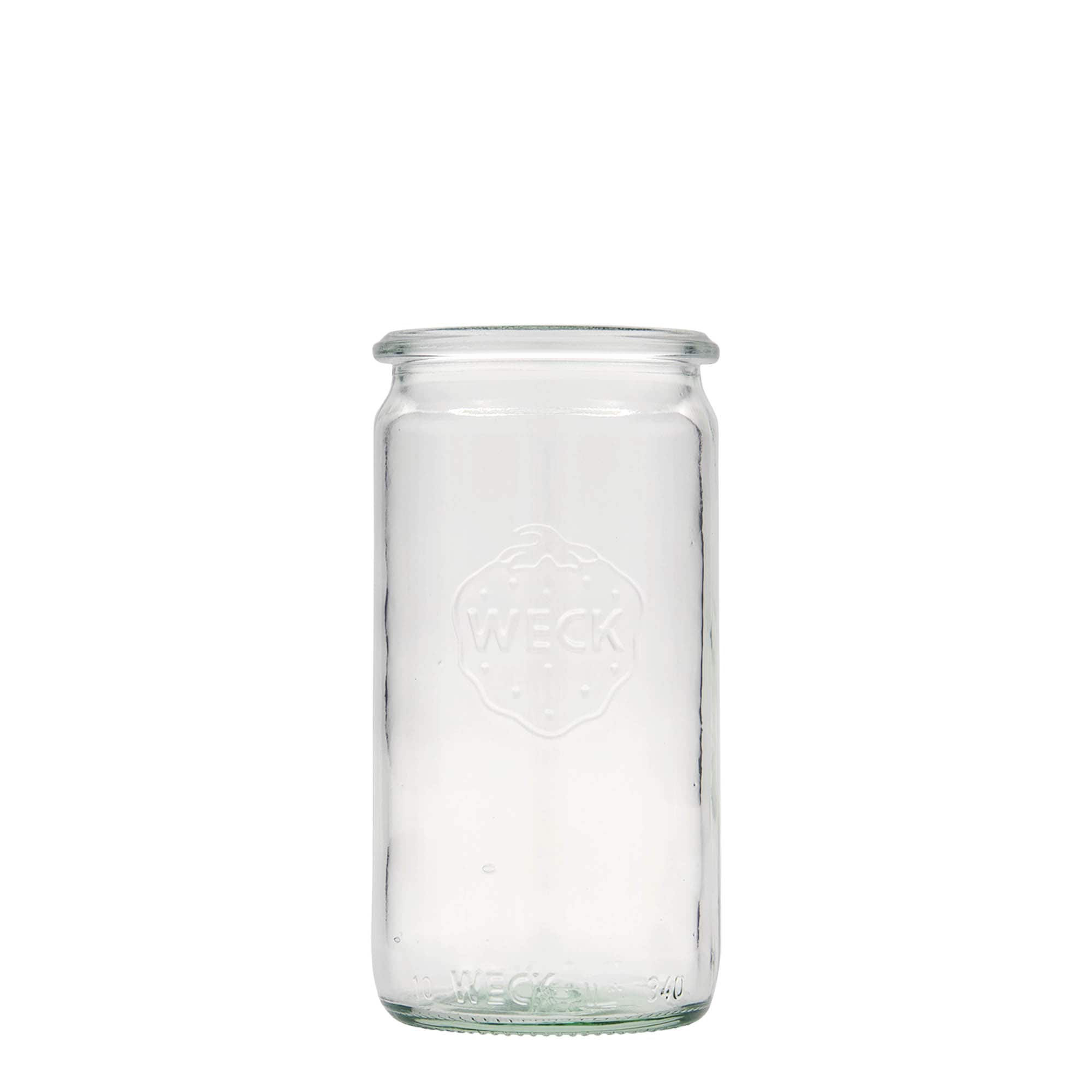 340 ml frasco cilíndrico WECK, boca: borda arredondada