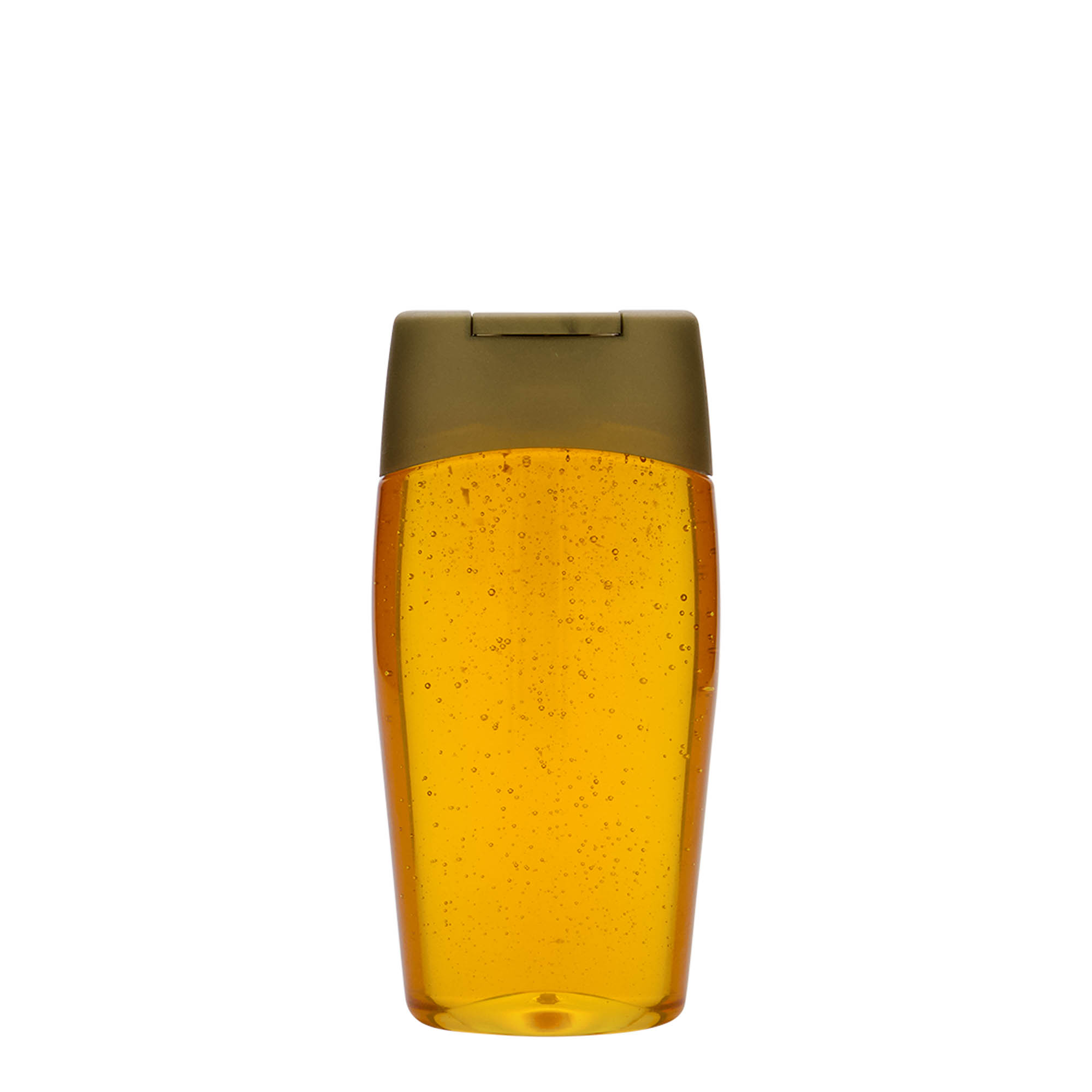 Garrafa PET de 200 ml 'Squeeze', oval, plástico