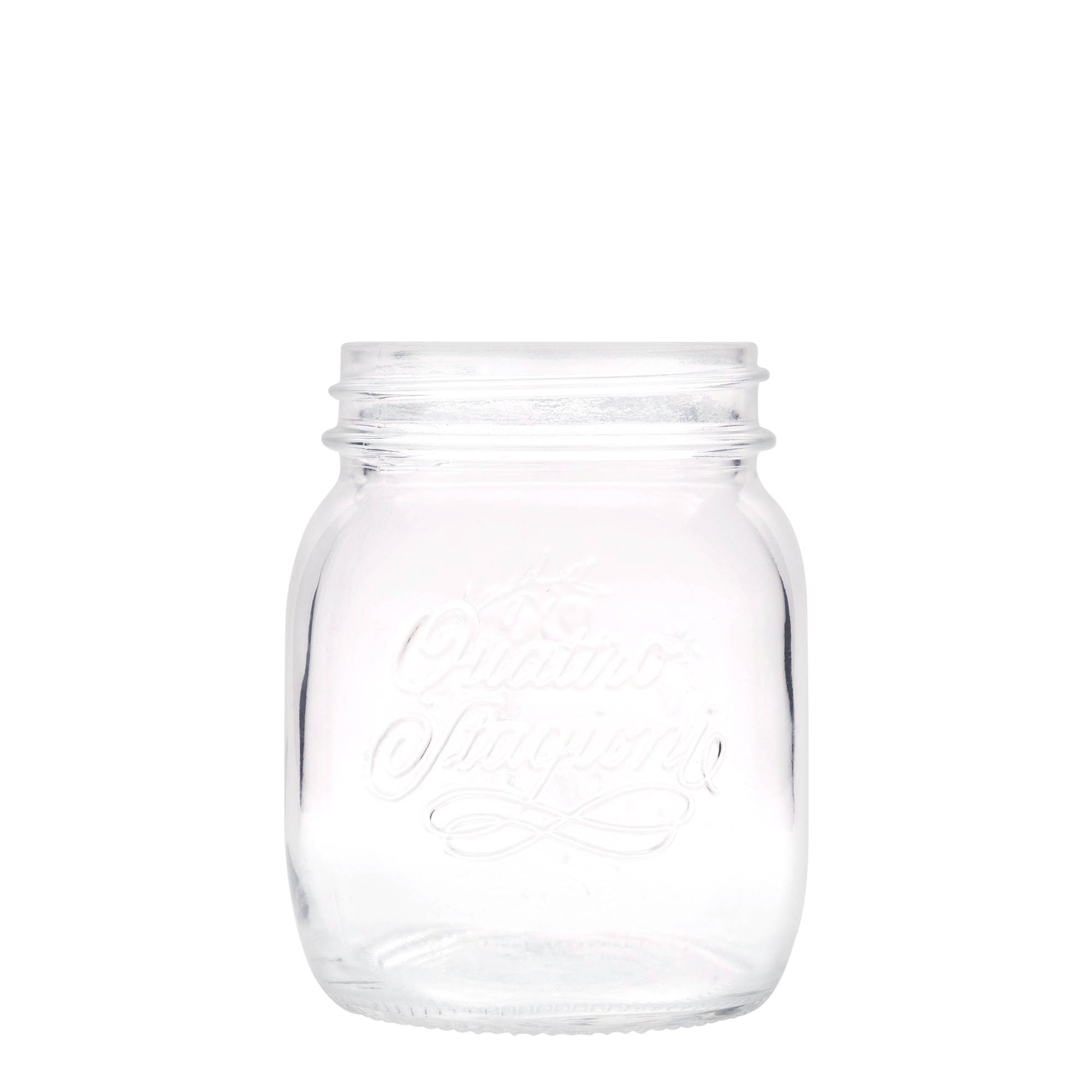 Frasco de vidro de 700 ml 'Quattro Stagioni', boca: tampa de rosca Frasco de vidro de 700 ml 'Quattro Stagioni', boca: tampa de rosca
