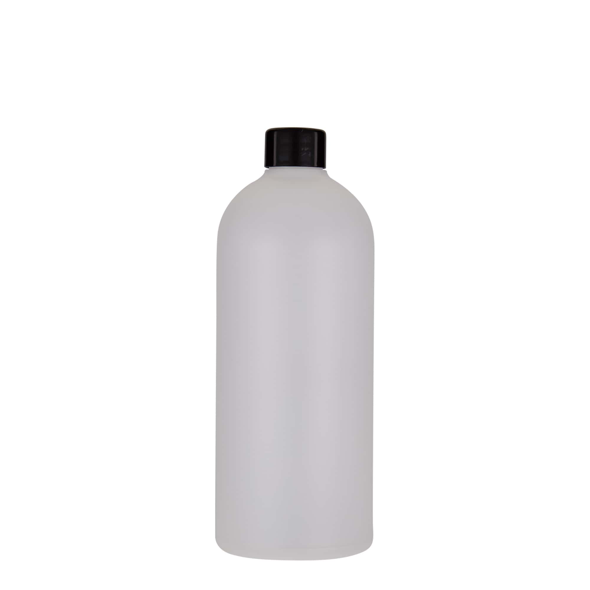 Frasco de plástico de 500 ml 'Tuffy', HDPE, natural, boca: 24/410
