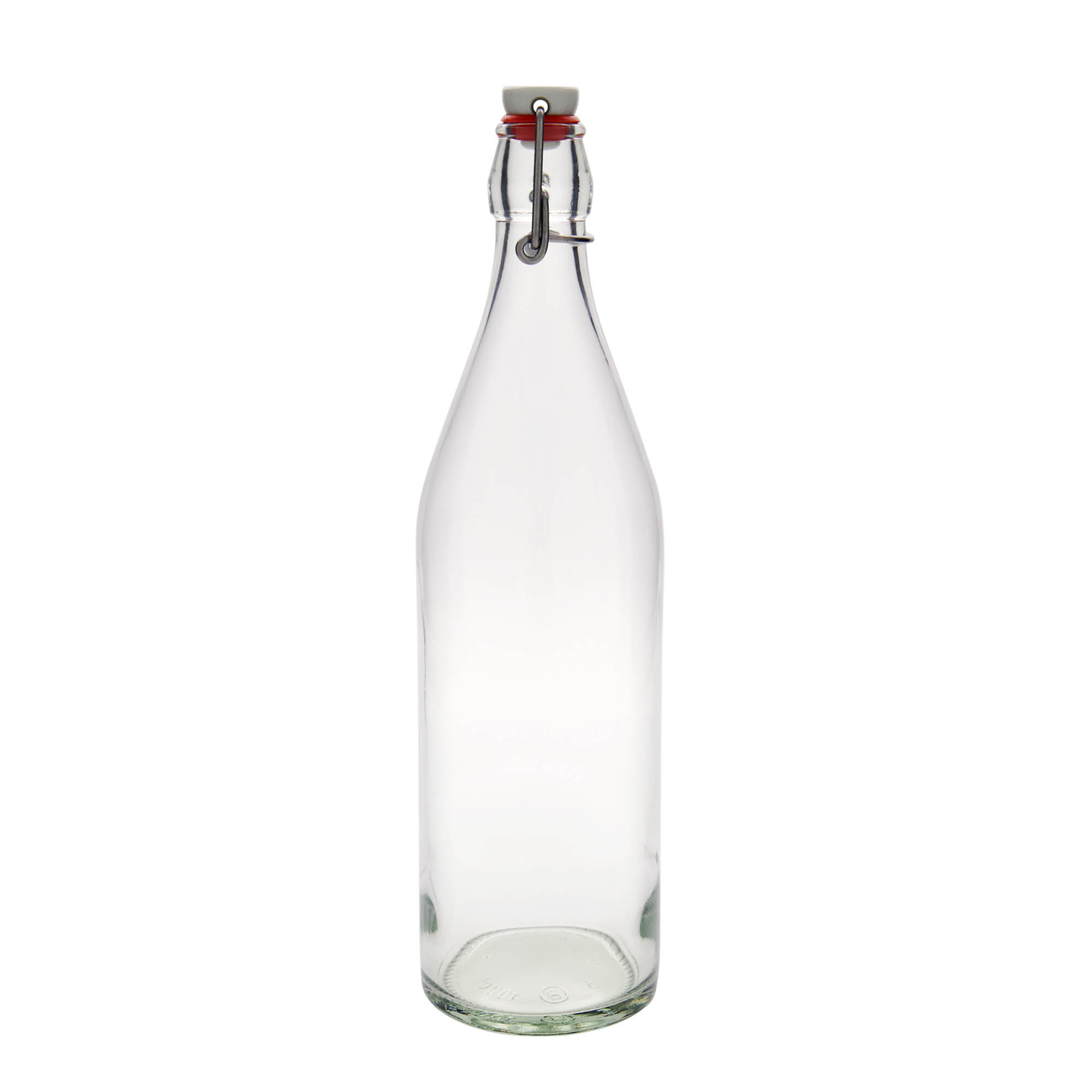 Garrafa de vidro de 1.000 ml 'Giara', boca: fecho de alavanca Garrafa de vidro de 1.000 ml 'Giara', boca: fecho de alavanca