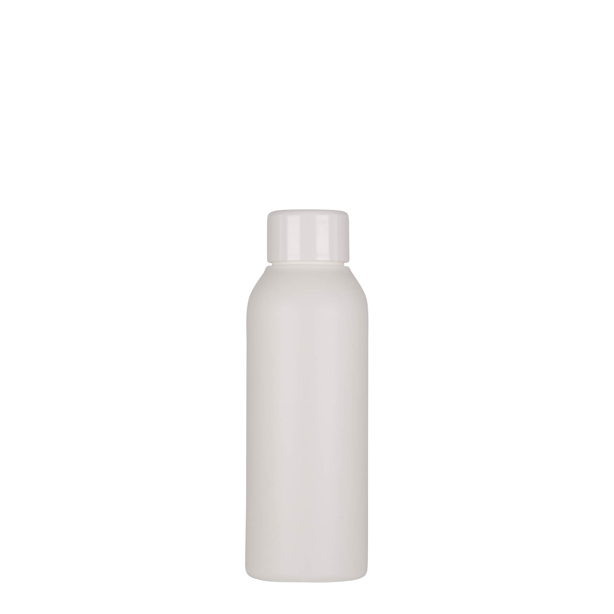 Frasco de plástico de 100 ml 'Tuffy', HDPE, branco, bocal: 24/410