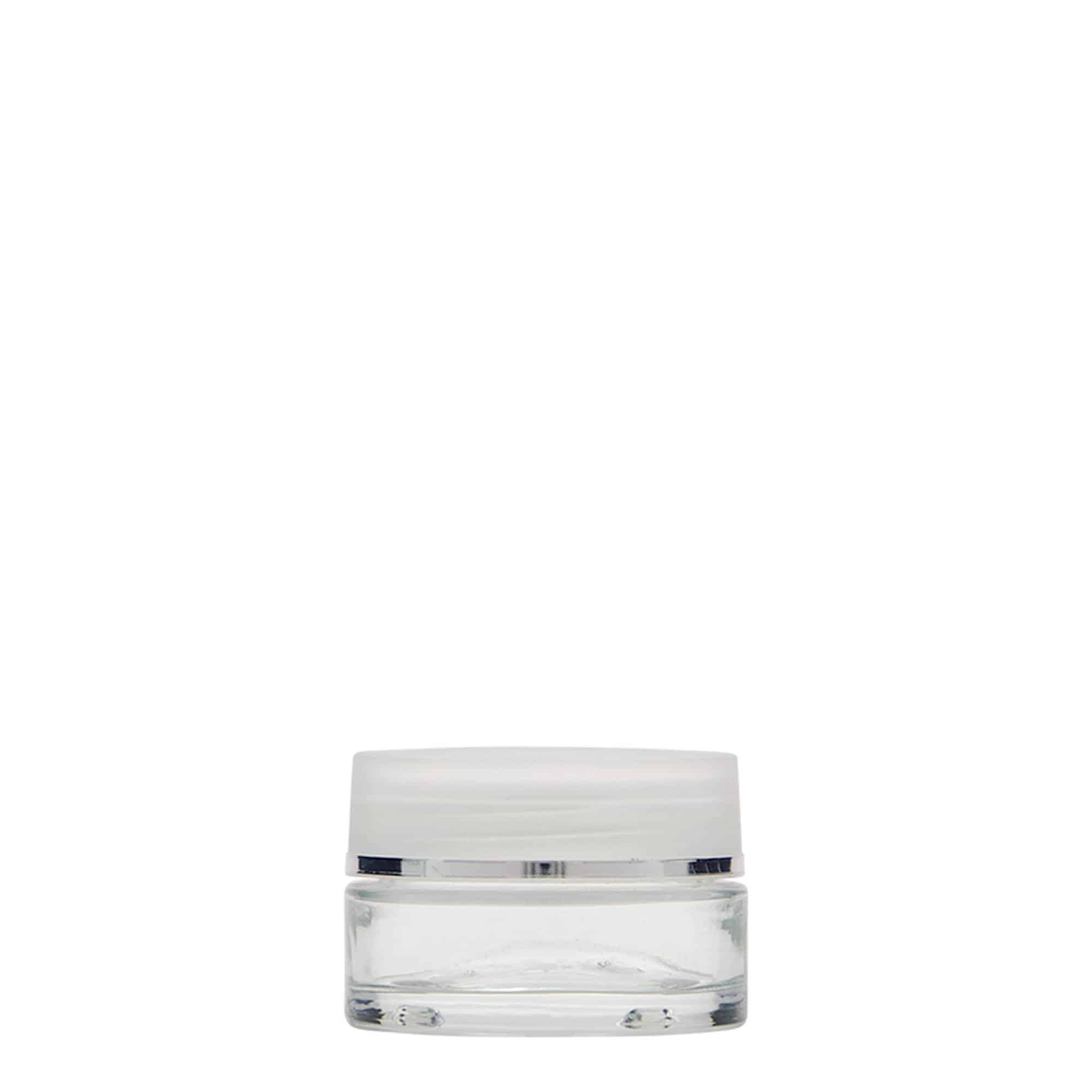 15 ml frasco 'Clear Edition', vidro, abertura: tampa de rosca