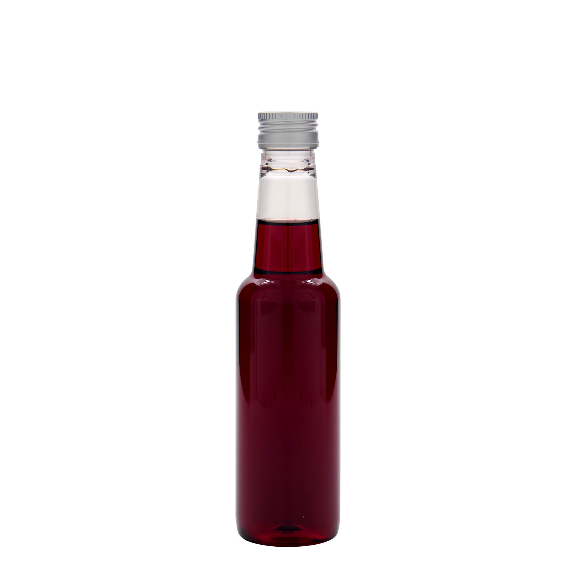 Garrafa PET 250 ml 'Vinho', plástico, boca: PP 28 Garrafa PET 250 ml 'Vinho', plástico, boca: PP 28