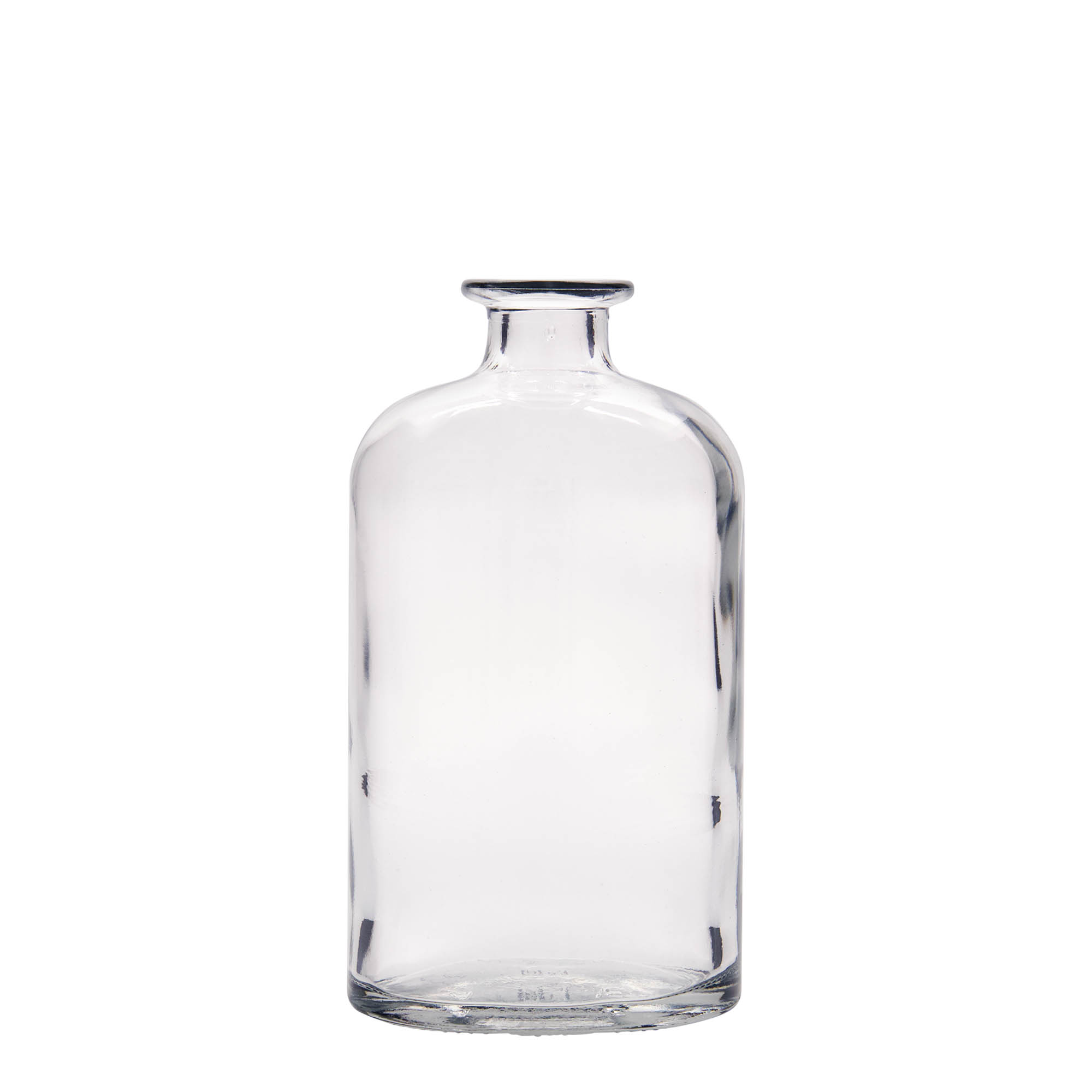 Garrafa de vidro de 500 ml 'Dundee', oval, boca: cortiça