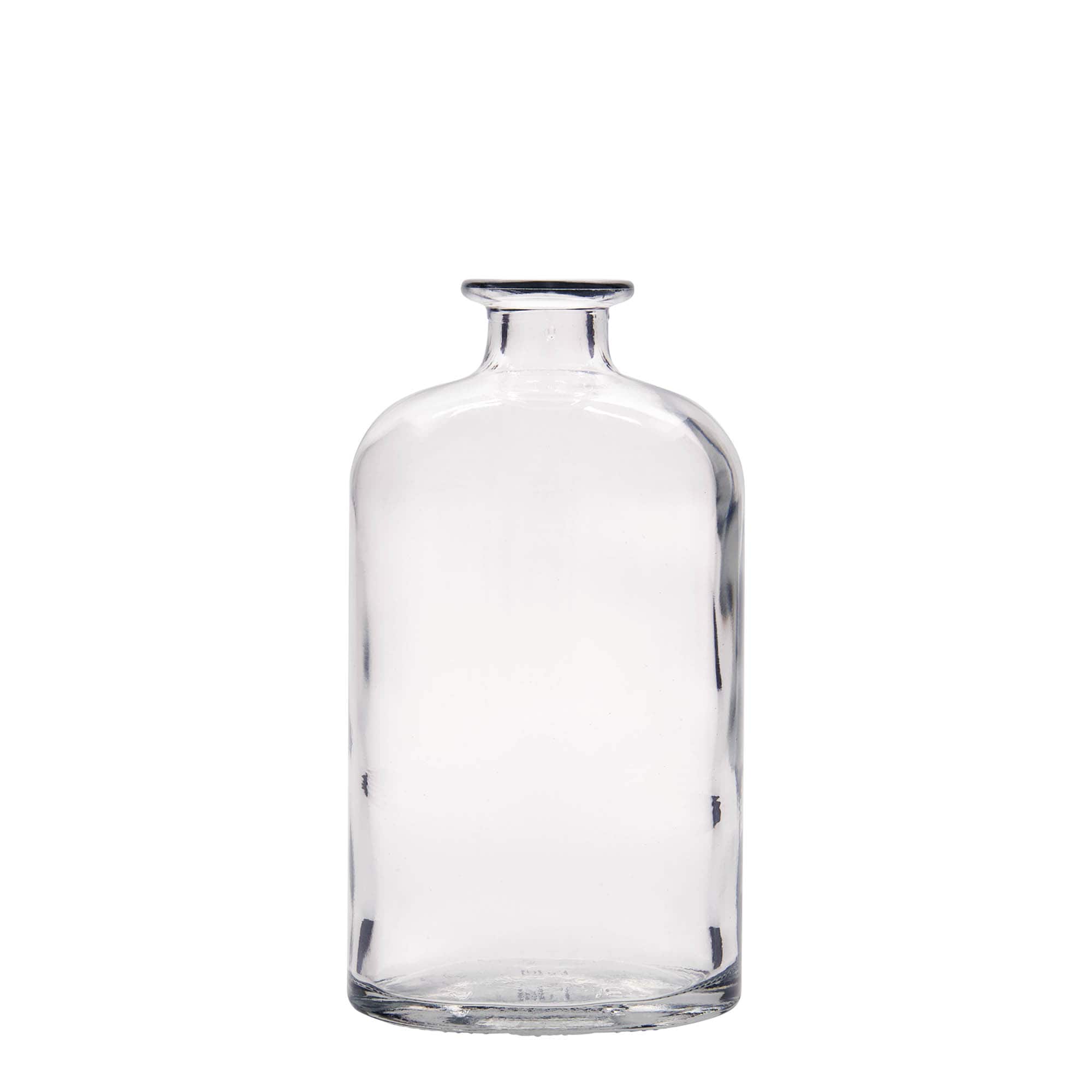 Garrafa de vidro de 500 ml 'Dundee', oval, boca: cortiça