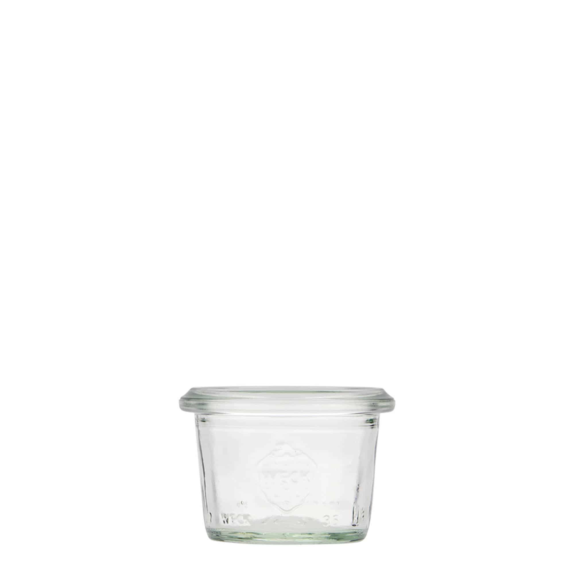 12x 35 ml frasco WECK com tampa de vidro RR 40