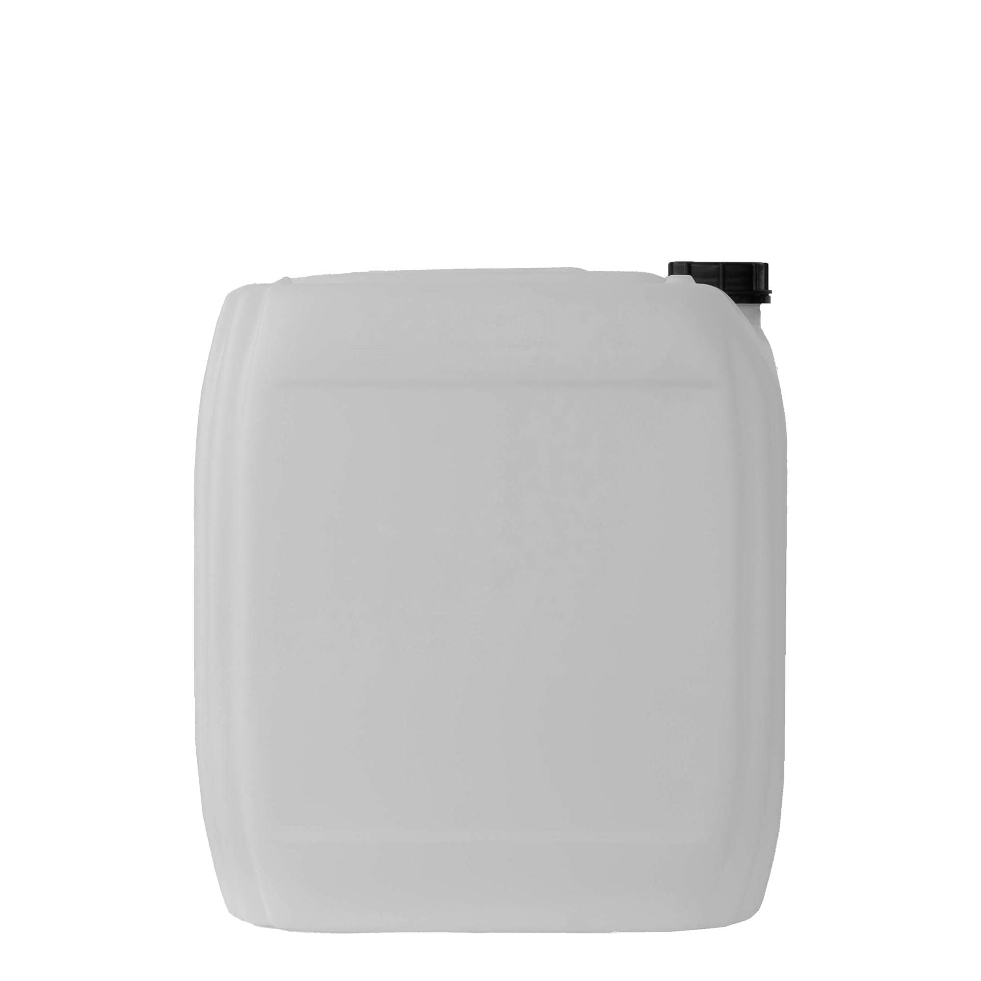 30 l bidão, retangular, plástico HDPE, natural, bocal: ND 60