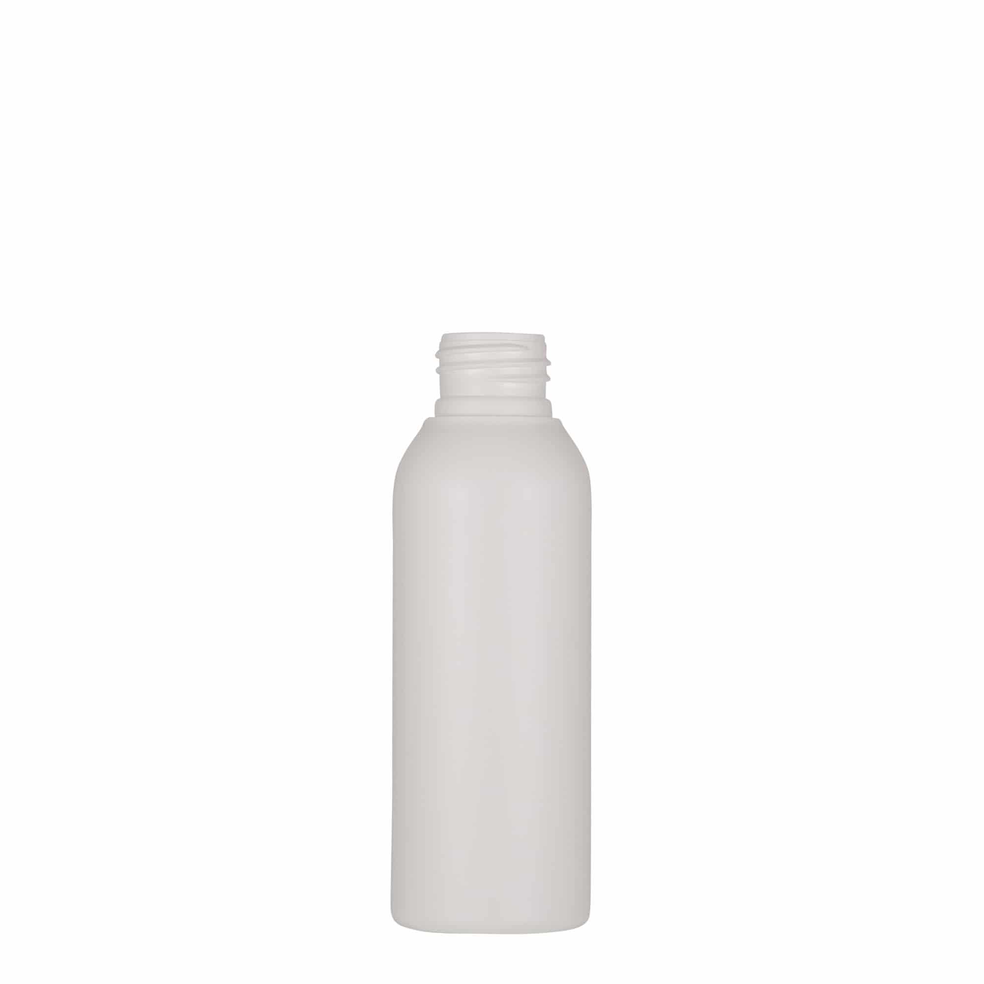 Frasco de plástico de 100 ml 'Tuffy', HDPE, branco, bocal: 24/410