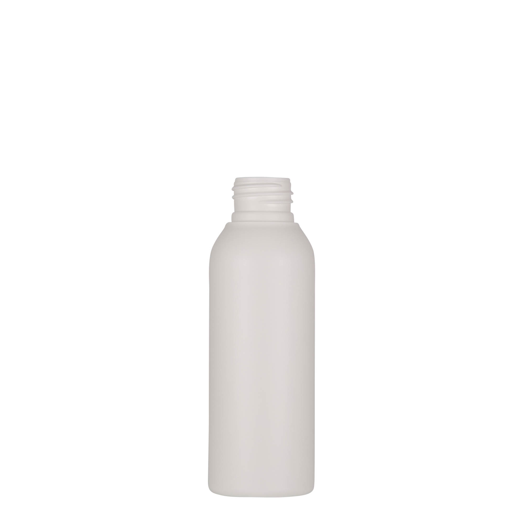 Frasco de plástico de 100 ml 'Tuffy', HDPE, branco, bocal: 24/410