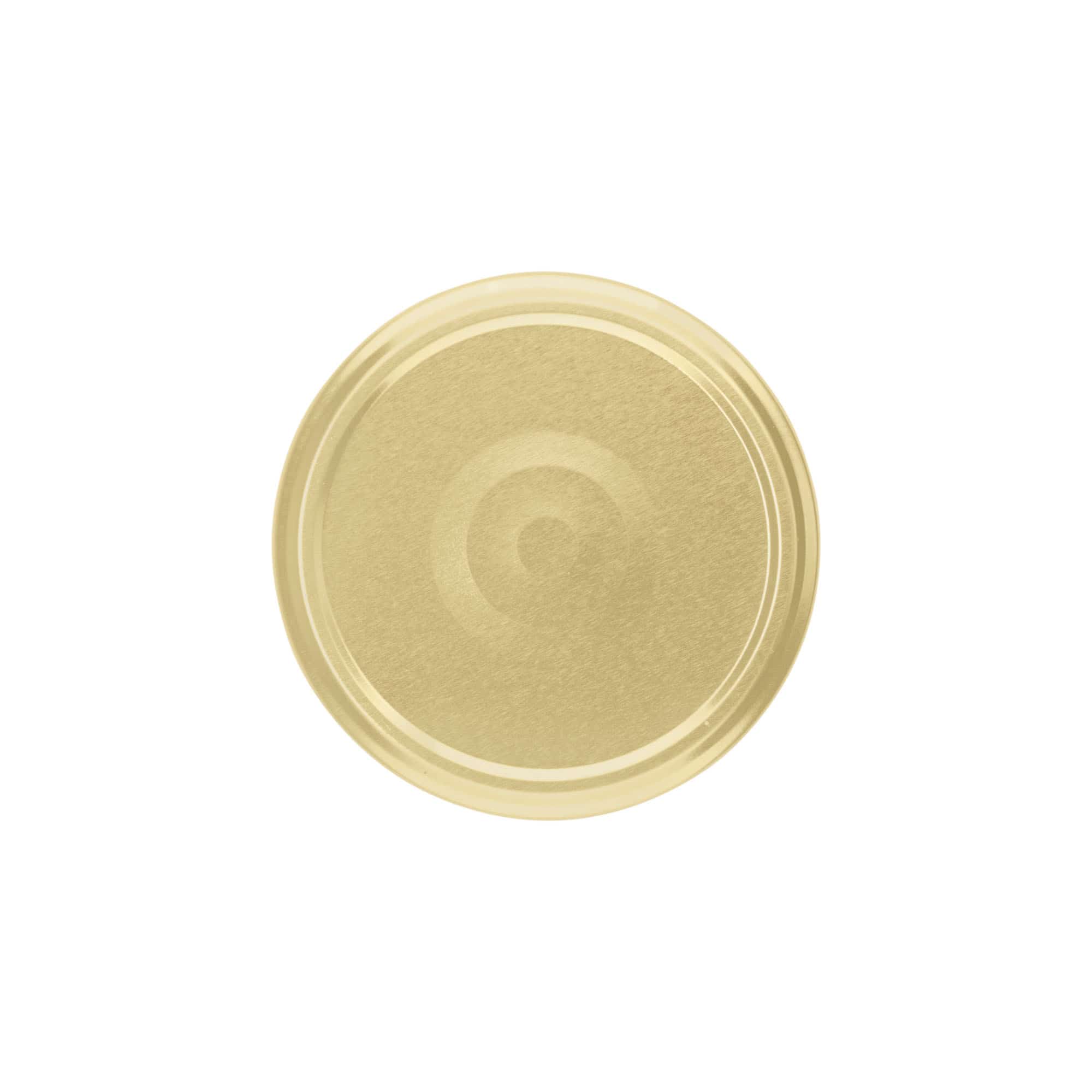Tampa Twist-Off, folha de flandres, ouro, para boca: TO 82