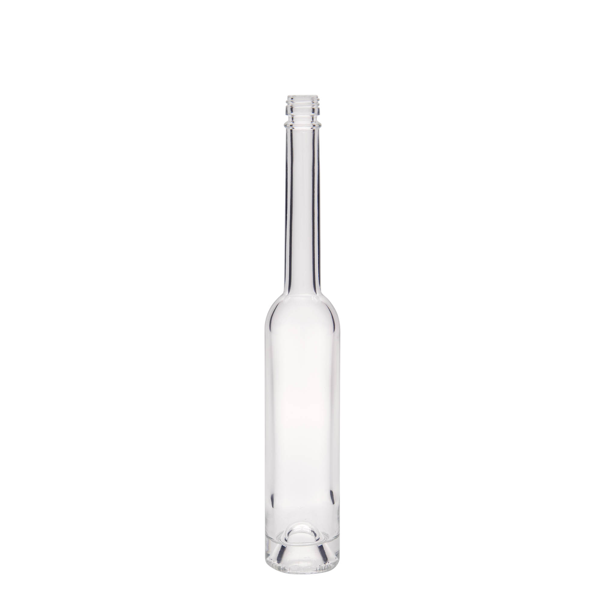 Frasco de vidro de 100 ml 'Platina', abertura: PP 18 Frasco de vidro de 100 ml 'Platina', abertura: PP 18