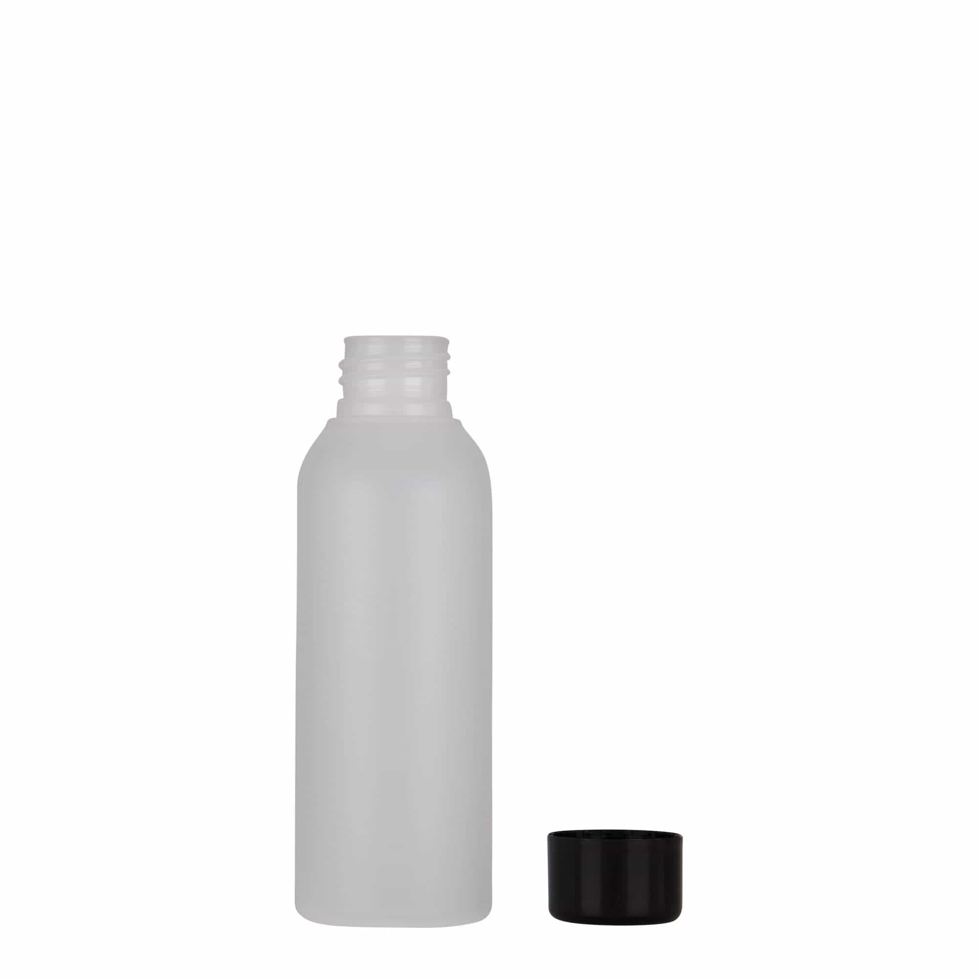 Frasco de plástico 'Tuffy' de 100 ml, HDPE, natural, gargalo: 24/410