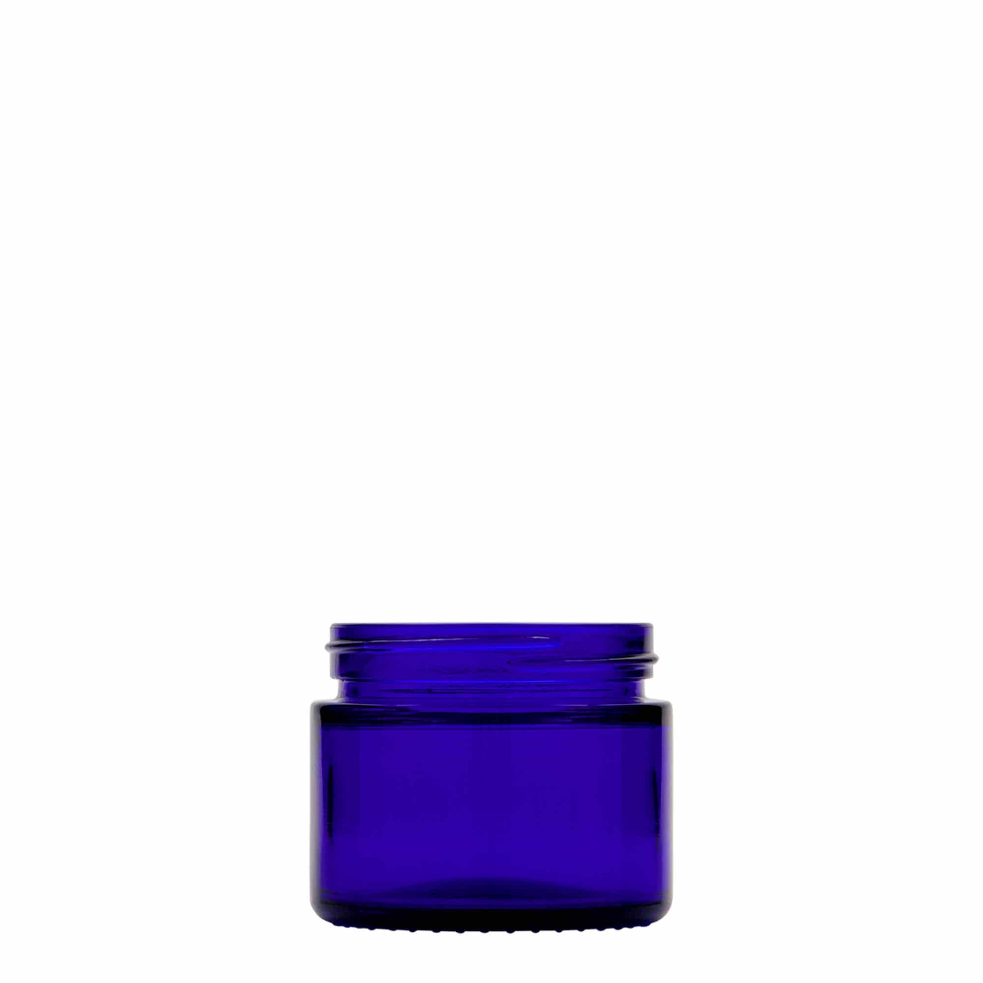 50 ml frasco 'Blue Edition', vidro, azul royal, abertura: tampa de rosca