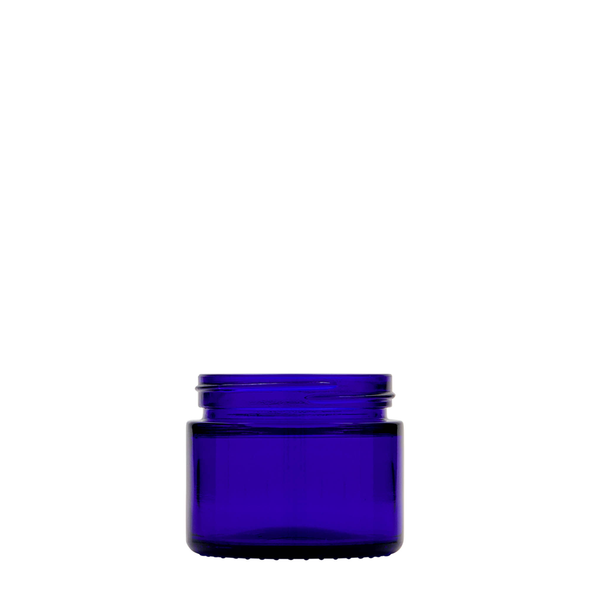 50 ml frasco 'Blue Edition', vidro, azul royal, abertura: tampa de rosca