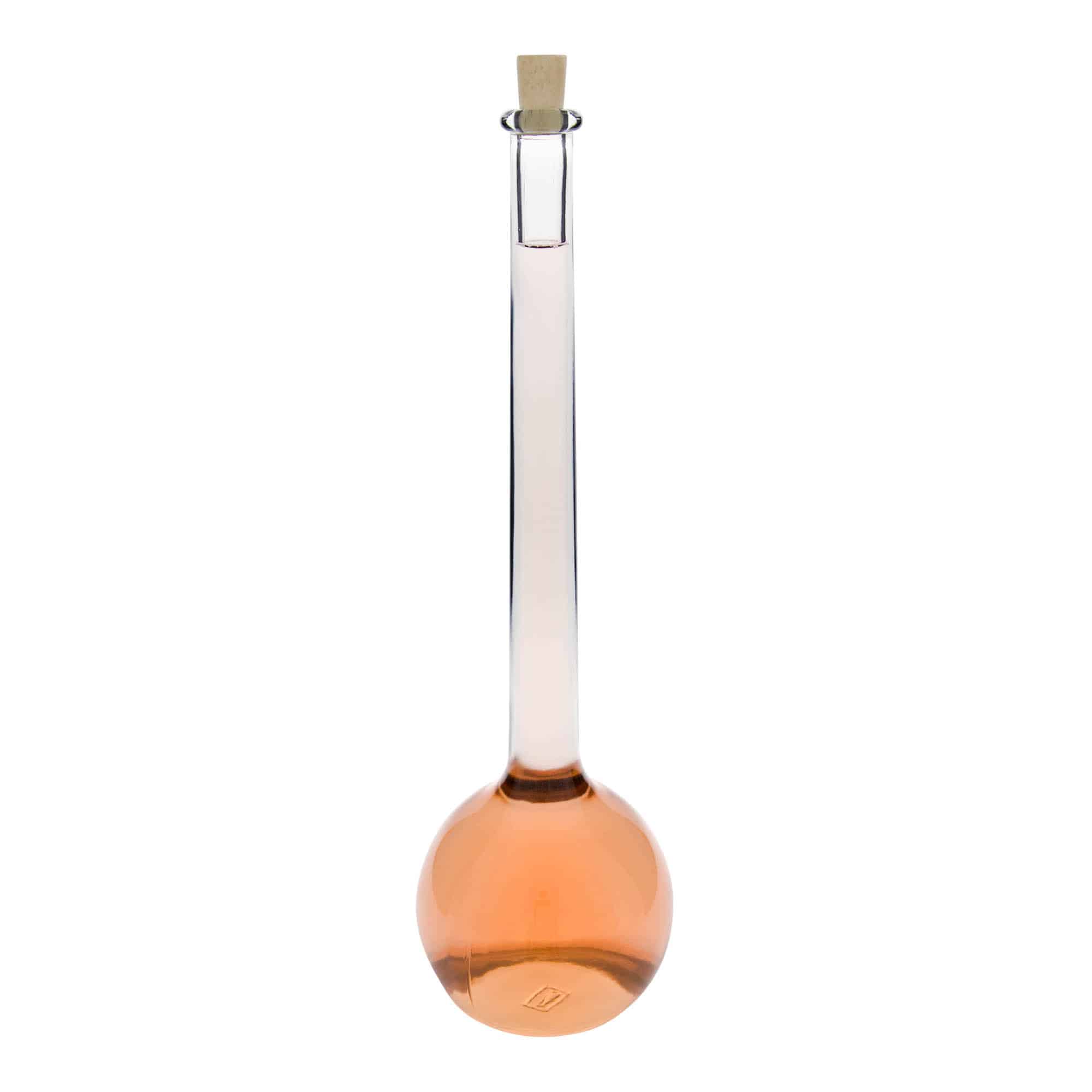 1500 ml Garrafa de vidro 'Tulipano', boca: Cortiça
