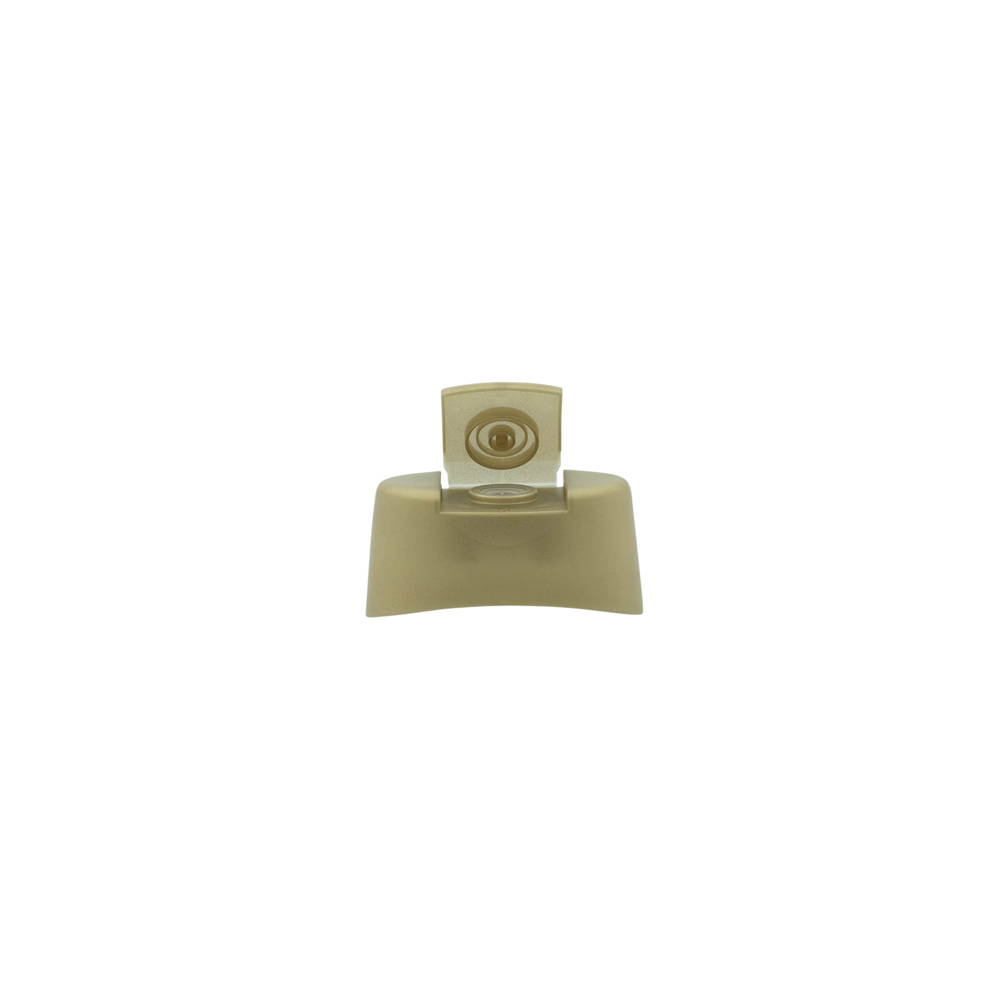 Fecho de encaixe com dobradiça articulada, dourado, para: Frasco squeeze Fecho de encaixe com dobradiça articulada, dourado, para: Frasco squeeze