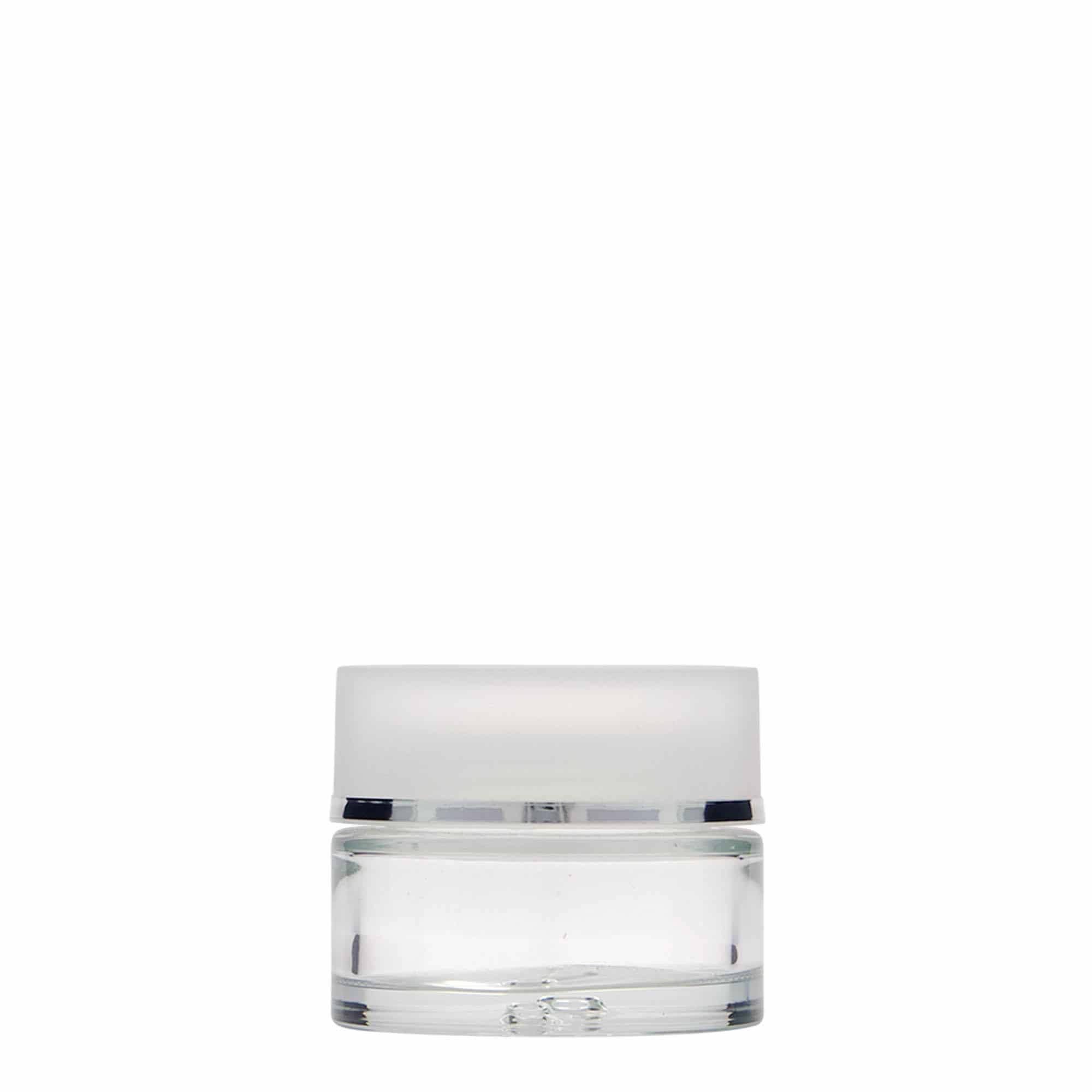 30 ml Pote 'Clear Edition', vidro, boca: Tampa de rosca