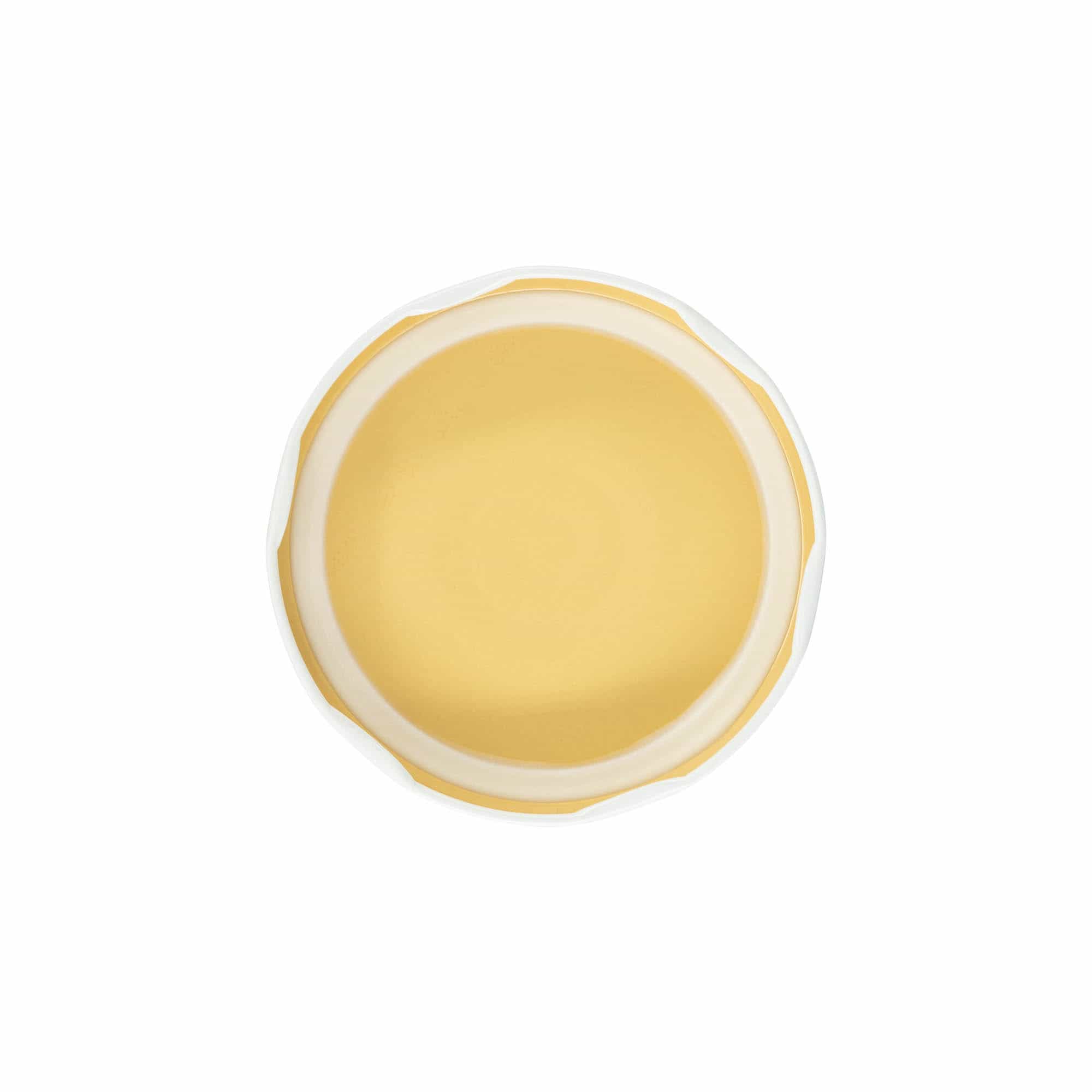 Tampa Twist-Off, folha de flandres, branco, para boca: TO 82