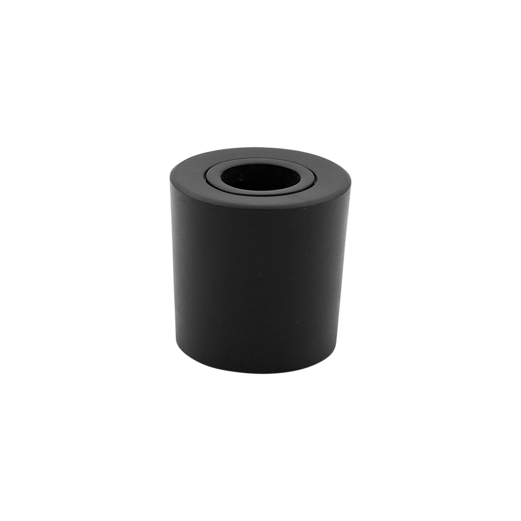 Tampa para conjunto de ambientador, plástico, preto