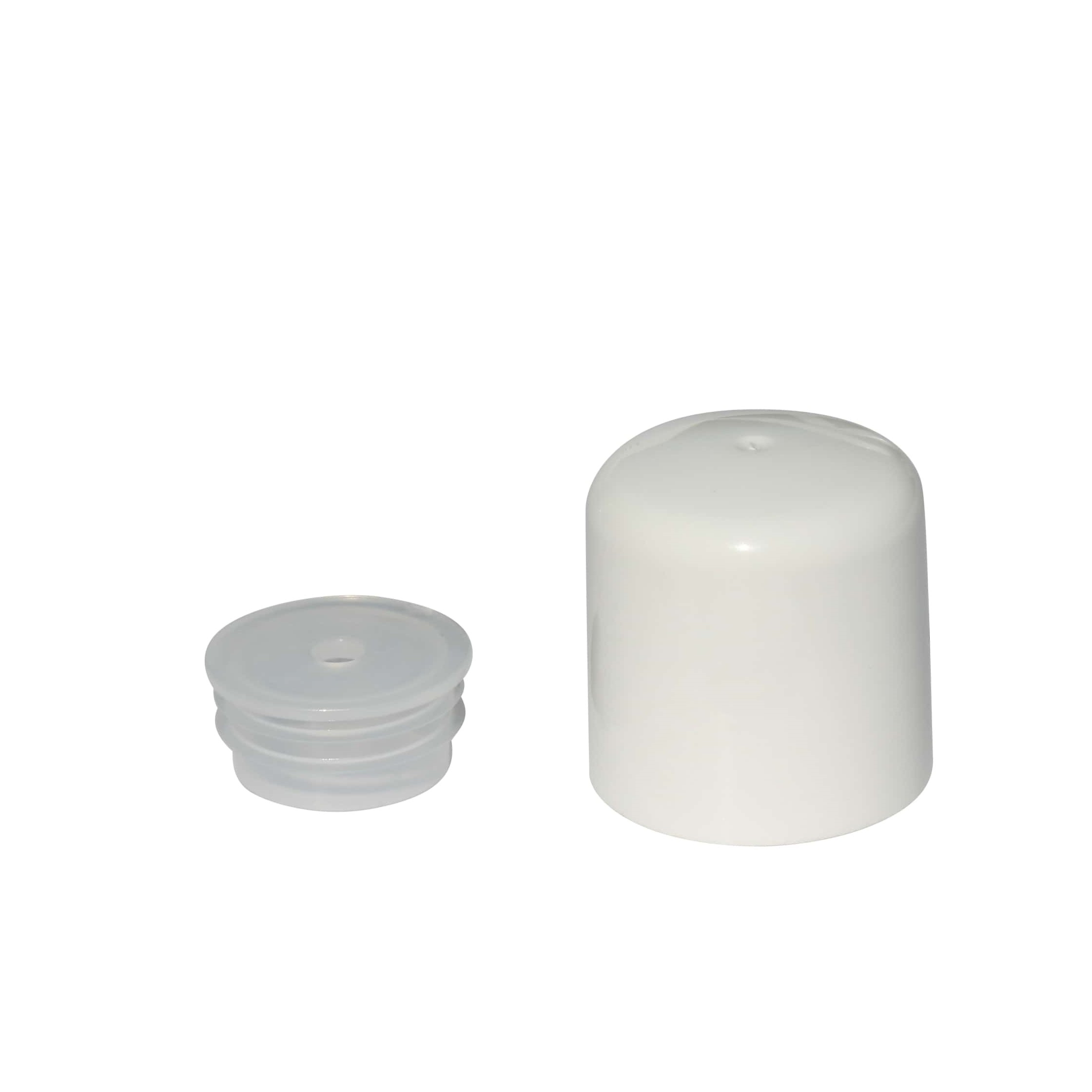 Tampa de rosca com pulverizador, plástico PP, branco, para boca: 24/410