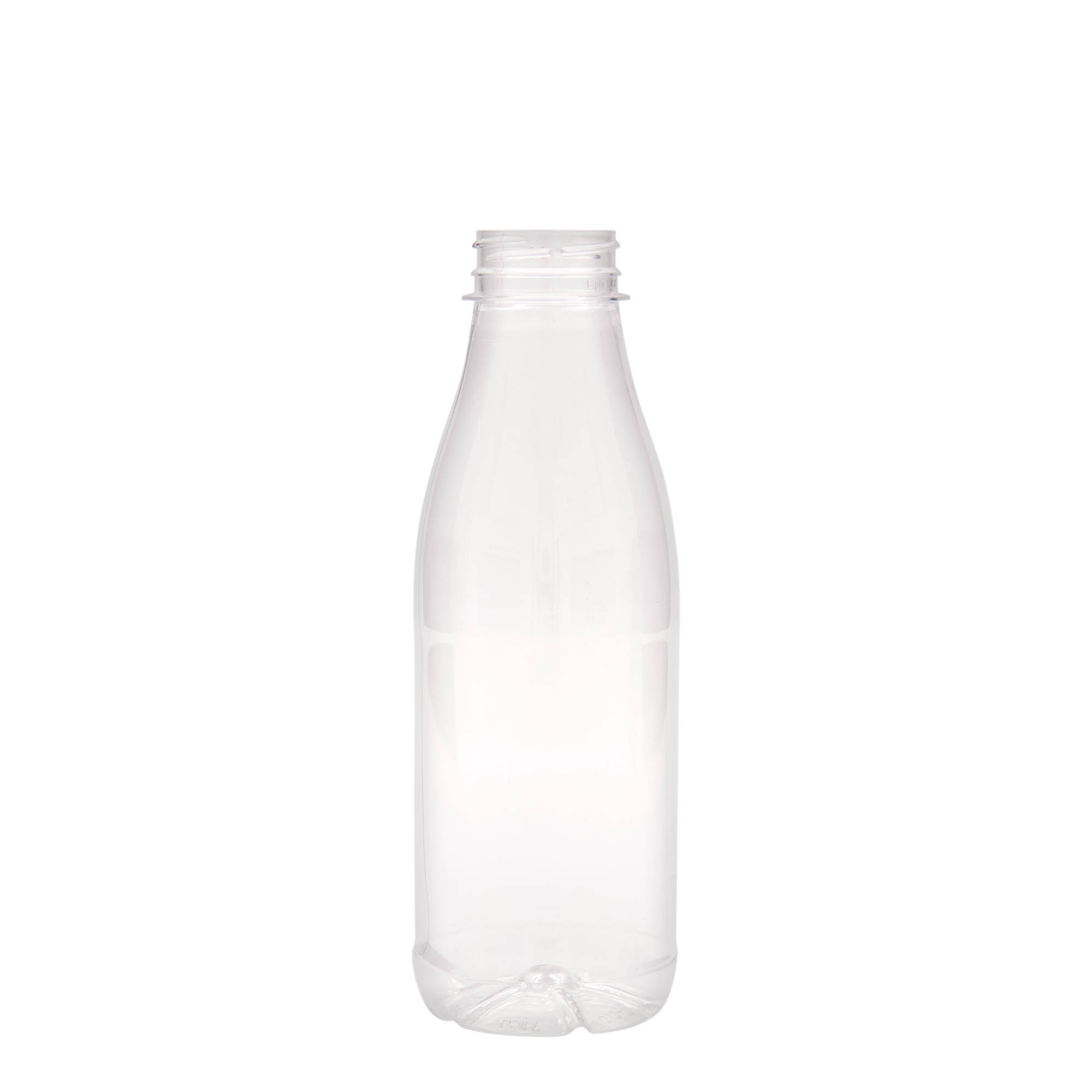 Garrafa PET 500 ml 'Milk and Juice', plástico, boca: 38 mm