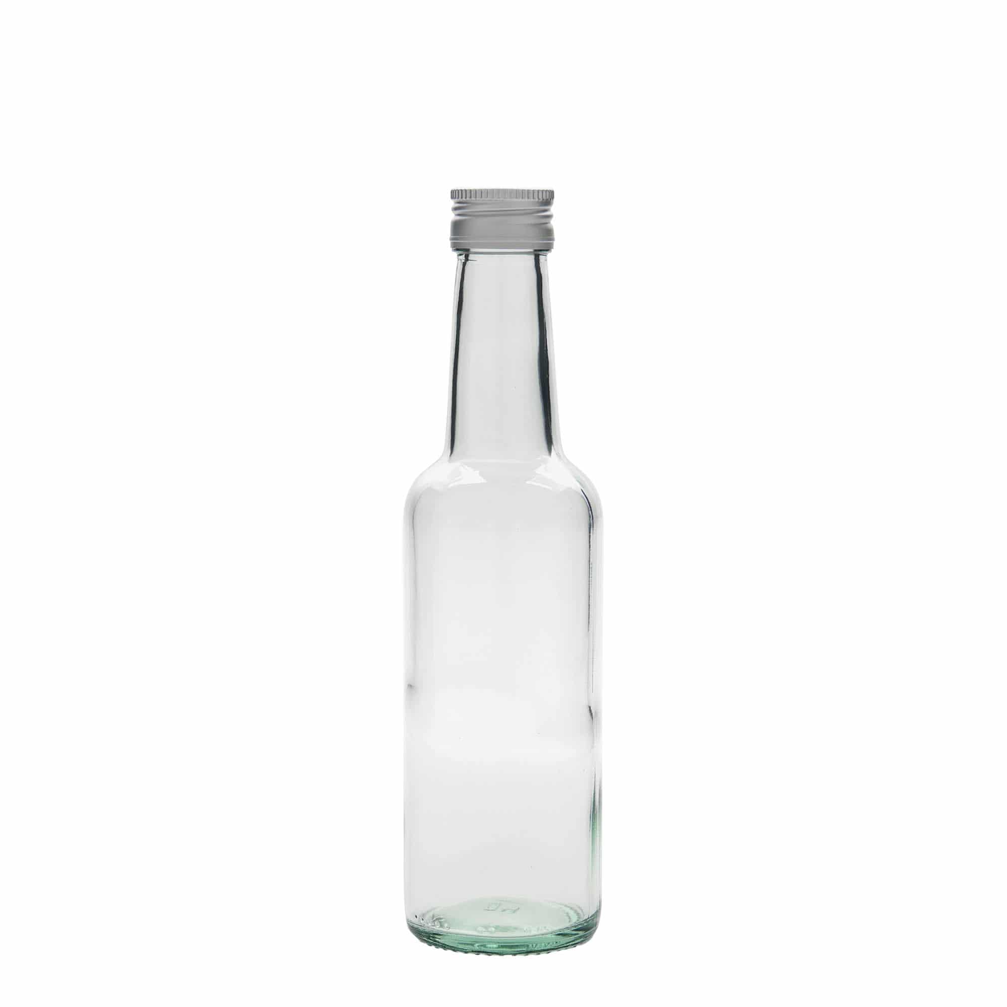 Frasco de vidro de 250 ml, pescoço reto, boca: PP 28