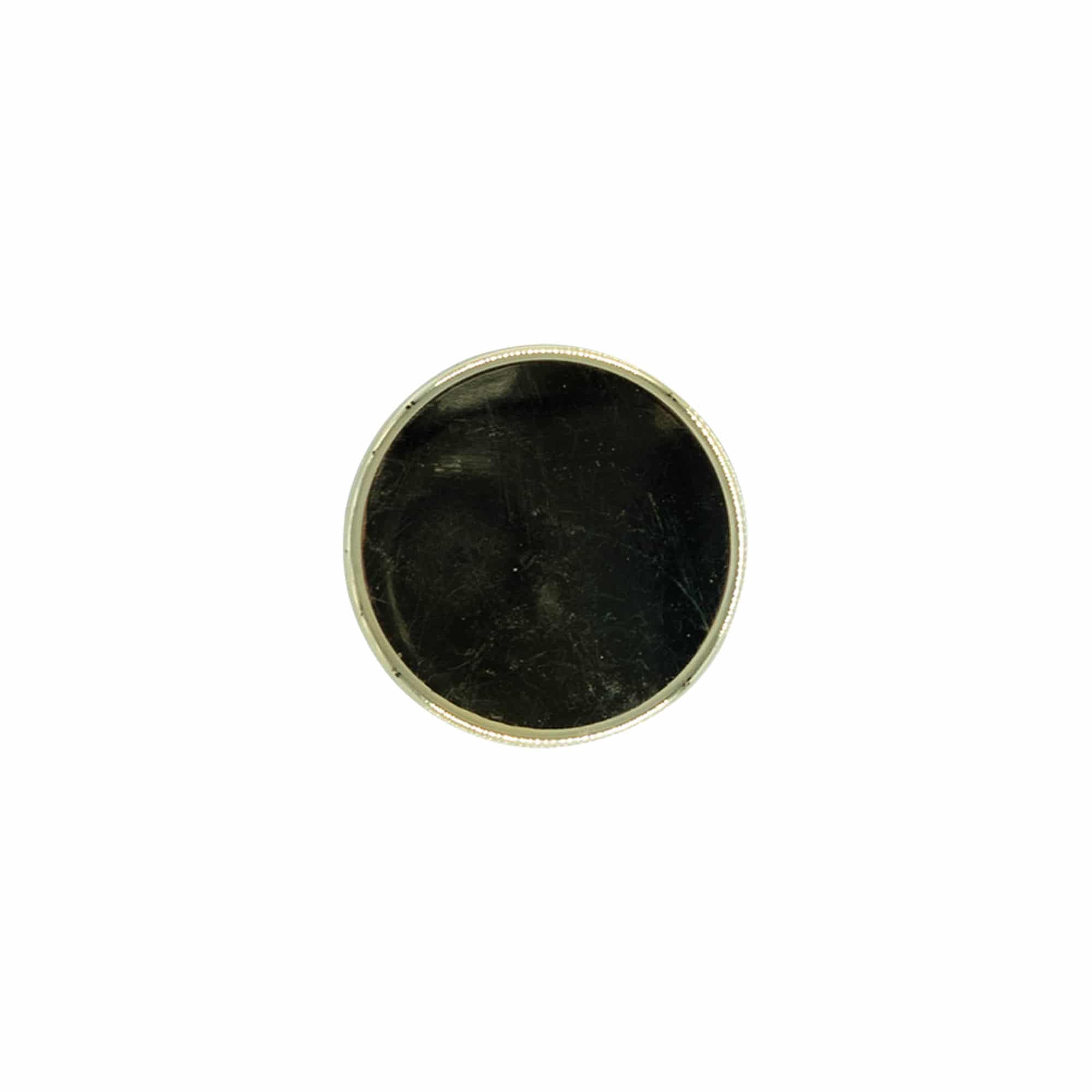Tampa de rosca, metal-plástico, dourada, para bocal: PP 28