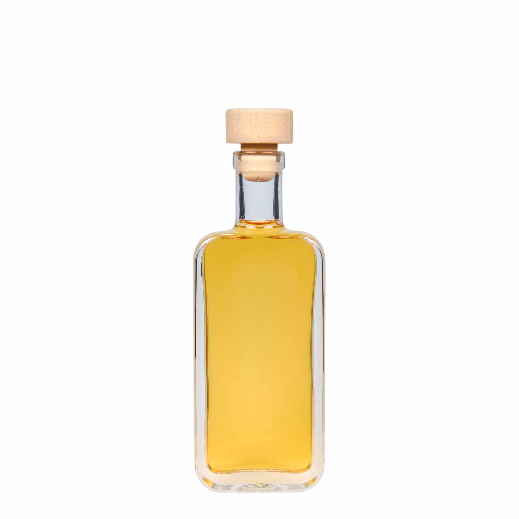 Frasco de vidro de 100 ml 'Nice', retangular, boca: cortiça Frasco de vidro de 100 ml 'Nice', retangular, boca: cortiça