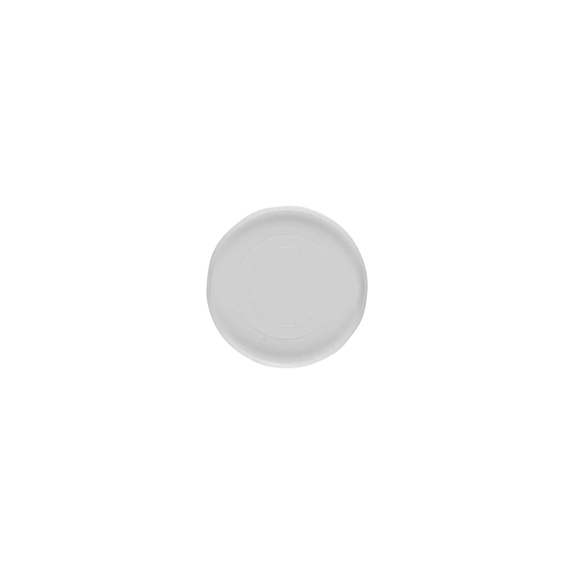 Disco de cobertura para 50 ml 'Bianca', plástico PP, branco