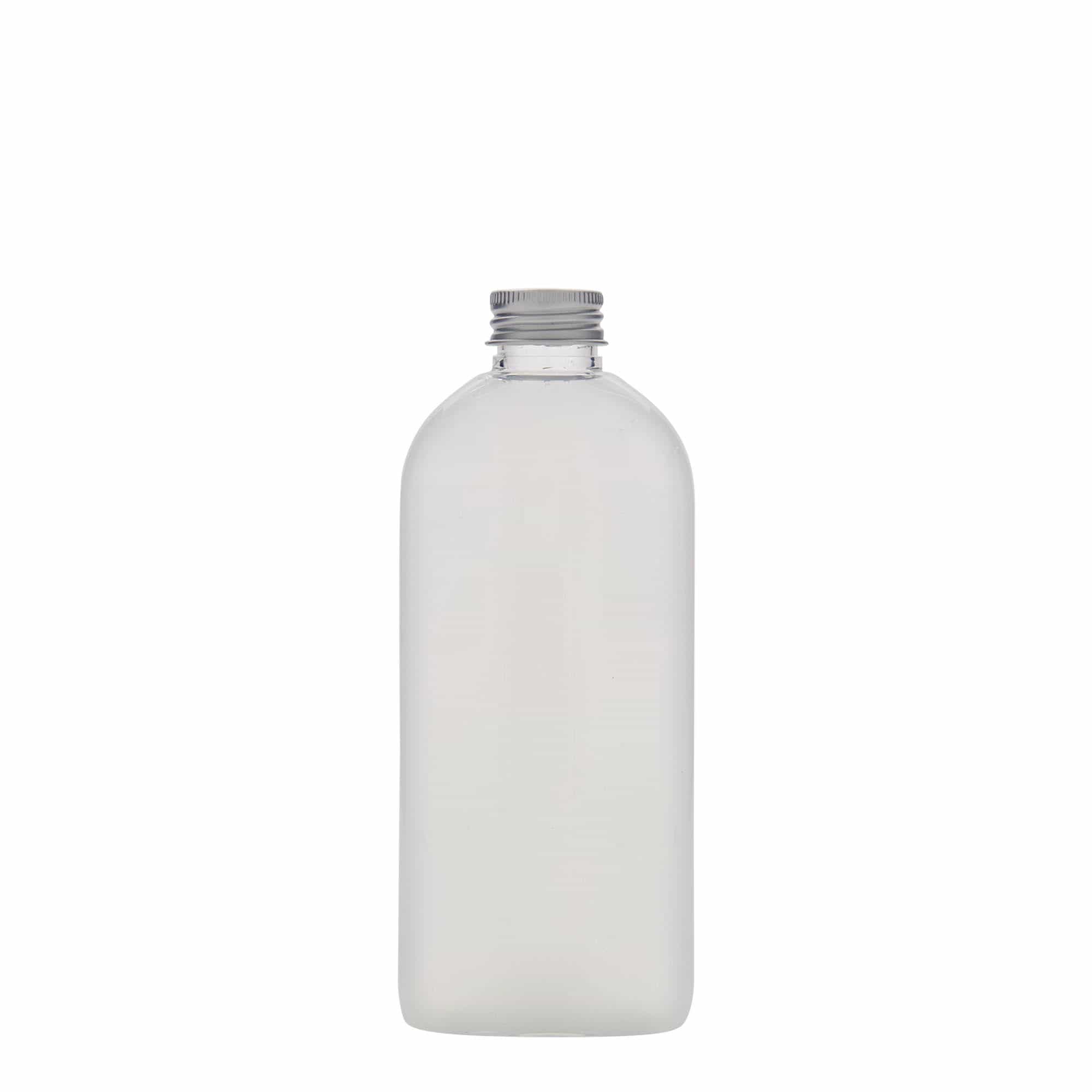 250 ml Garrafa PET 'Iris', oval, plástico, boca: 24/410
