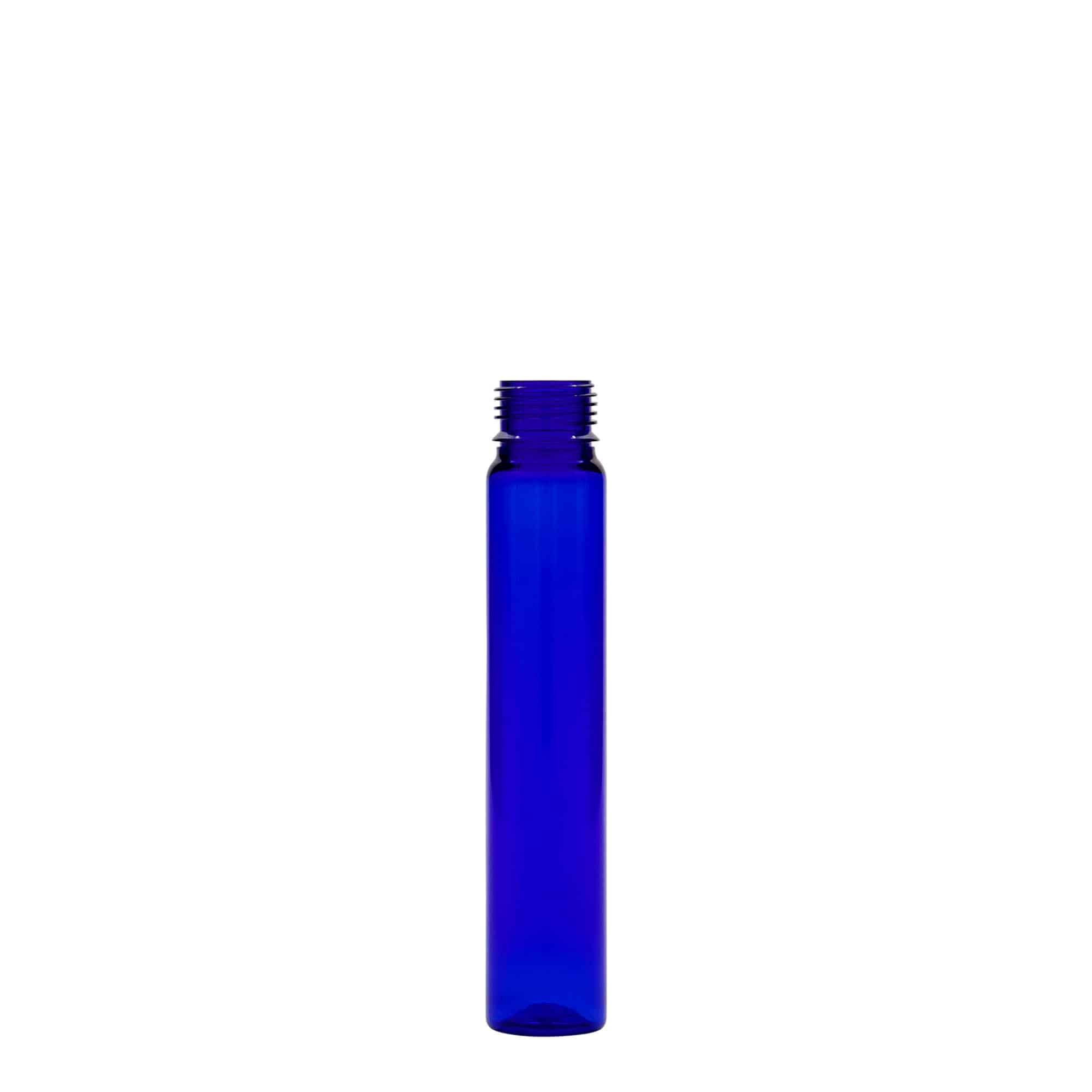 25 ml tubo PET, plástico, azul royal, abertura: tampa de rosca