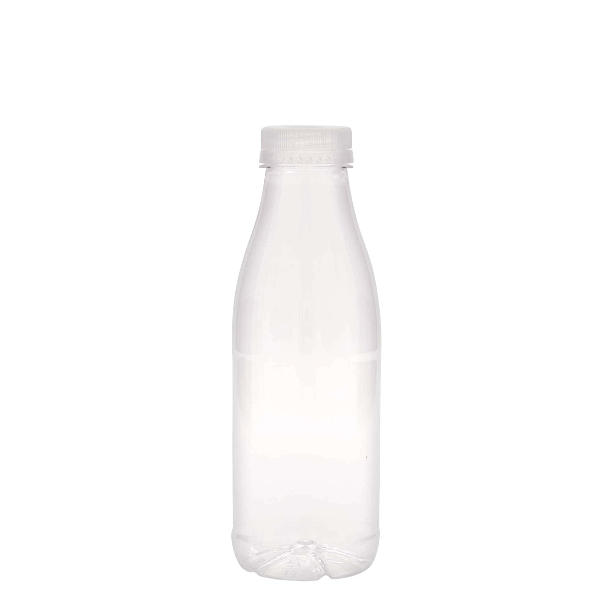 Garrafa PET 500 ml 'Milk and Juice', plástico, boca: 38 mm