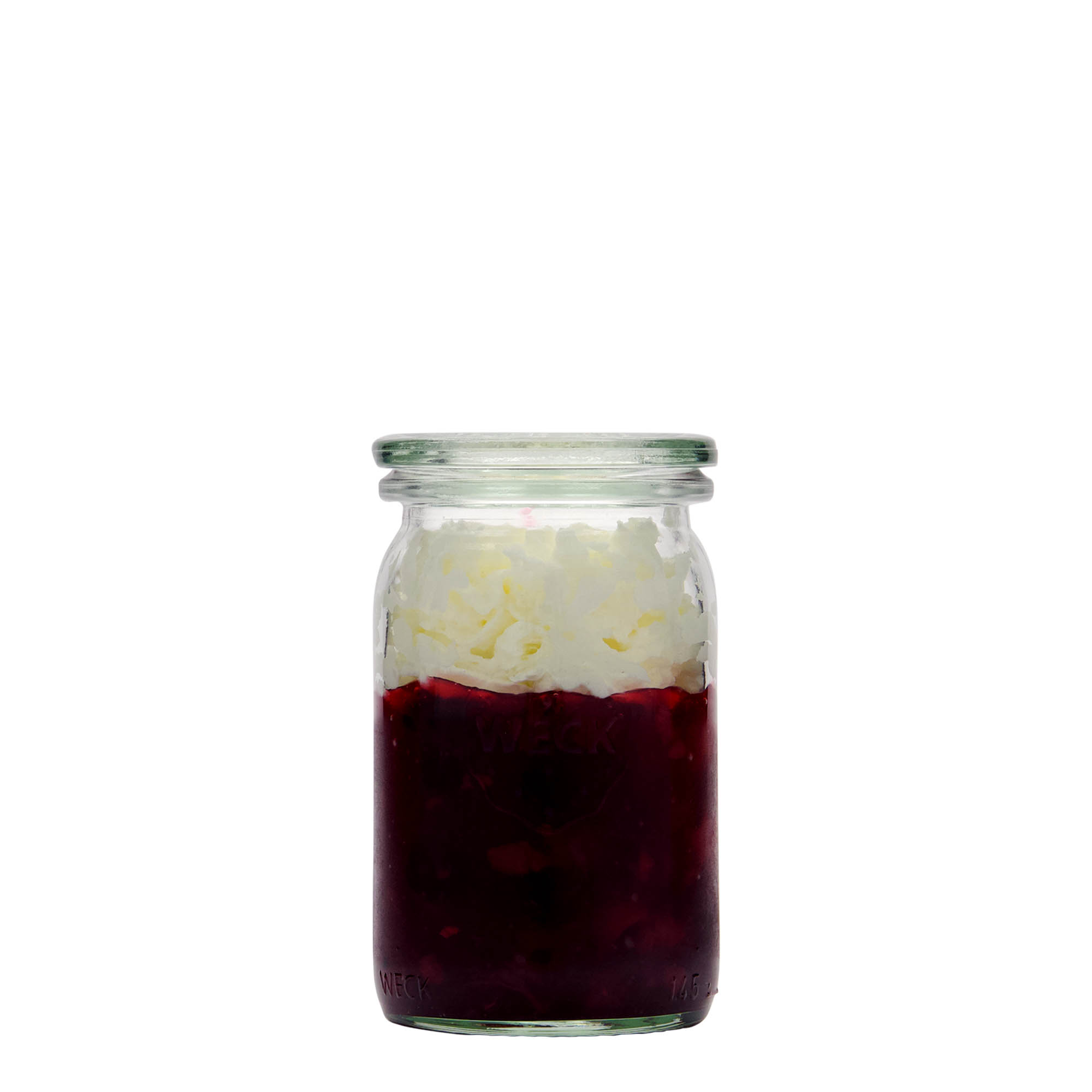 145 ml frasco cilíndrico WECK, abertura: borda redonda