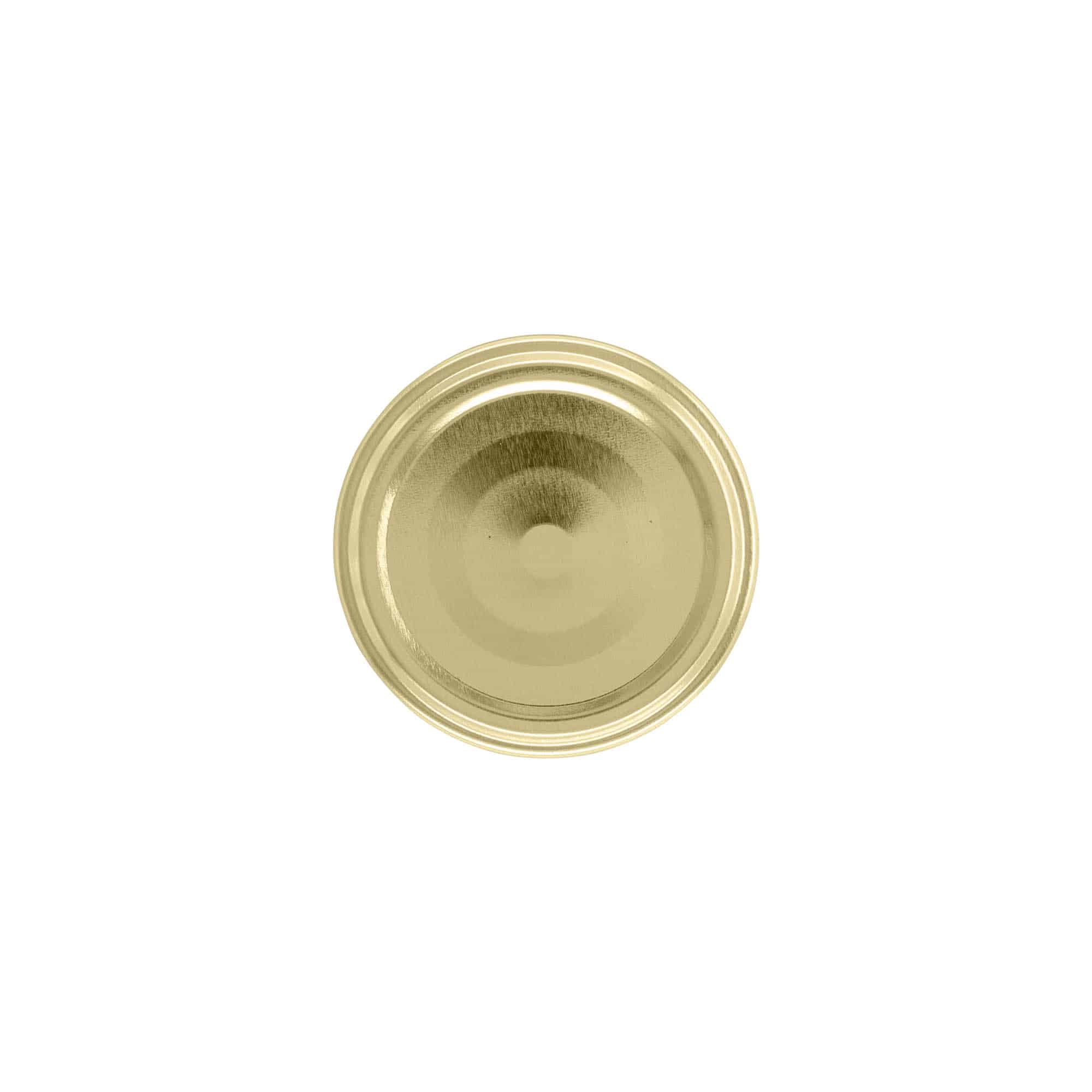 Tampa Twist-Off, folha de flandres, dourado, para boca: TO 58